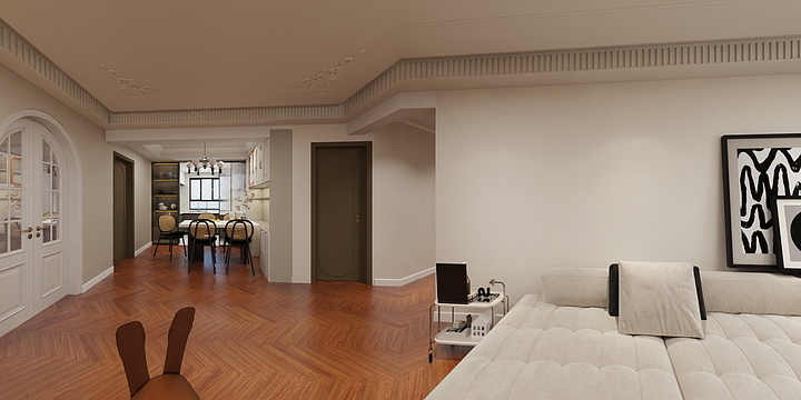 灵若颜-轻法式-装修设计方案