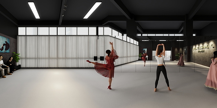 设计樹-舞蹈室-装修设计方案