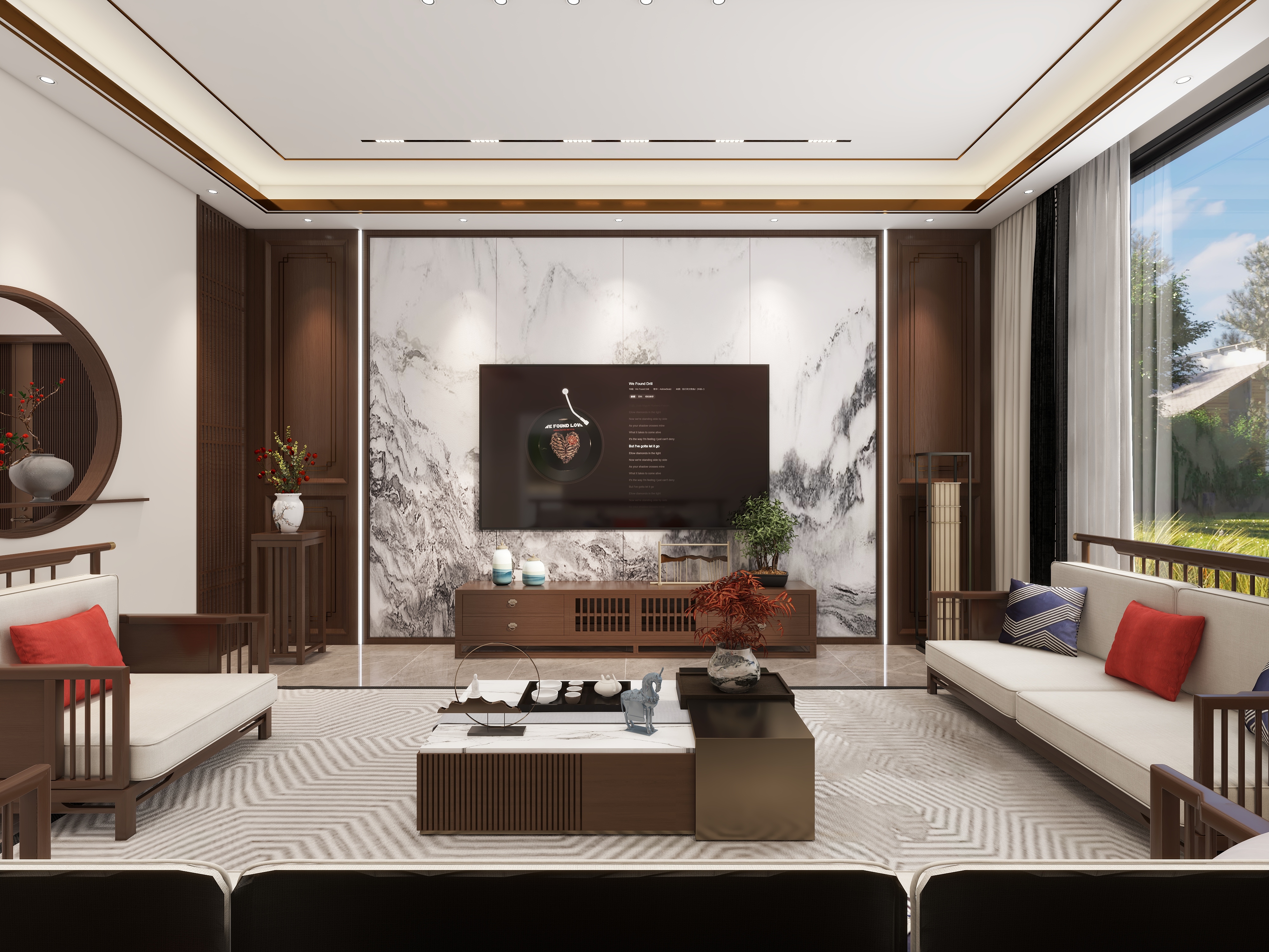 情深小许-鼎美-马堰自建房300平中式别墅-装修设计方案