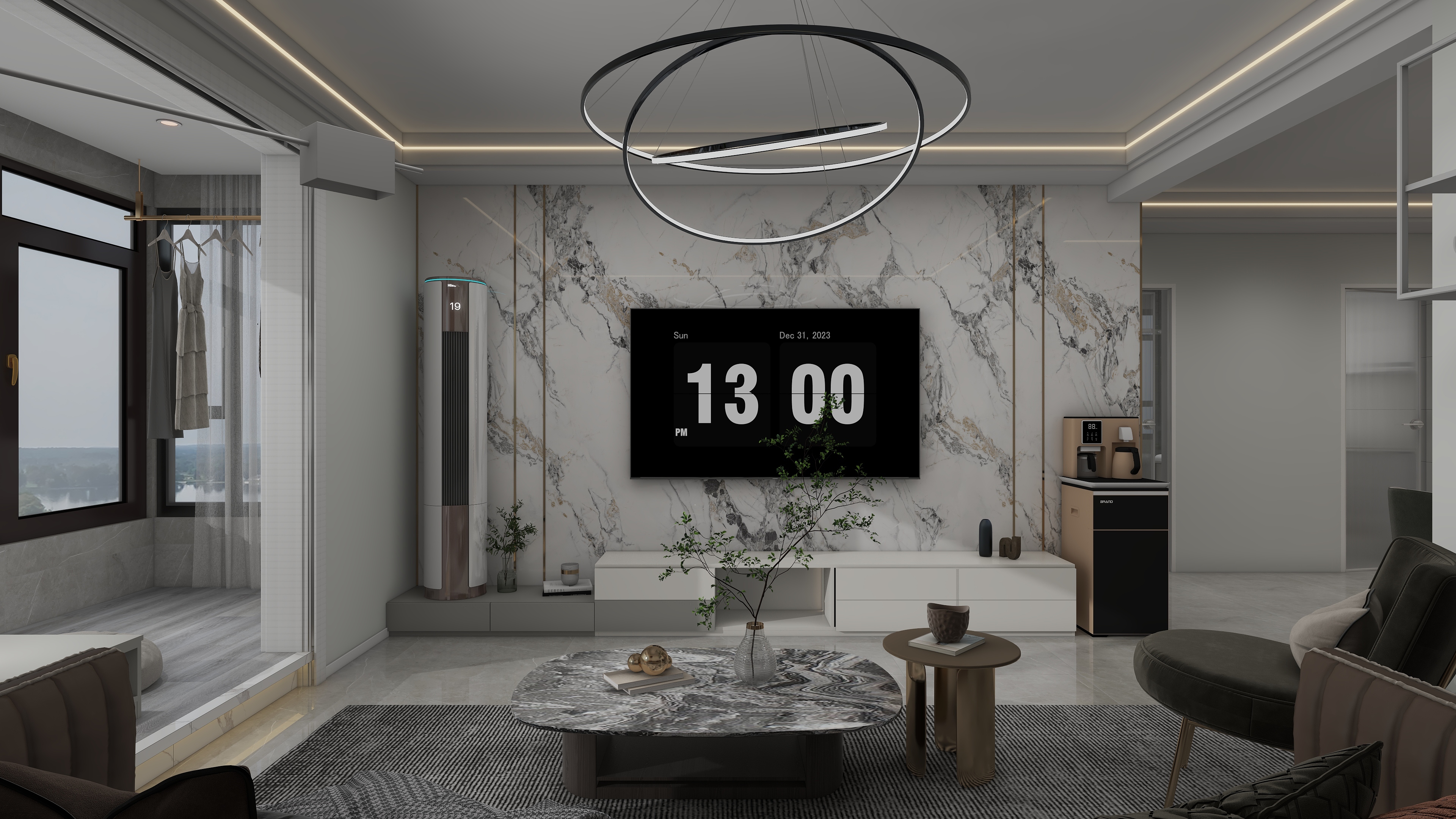 戴苍設計--楠晓-小区房86㎡2室-装修设计方案