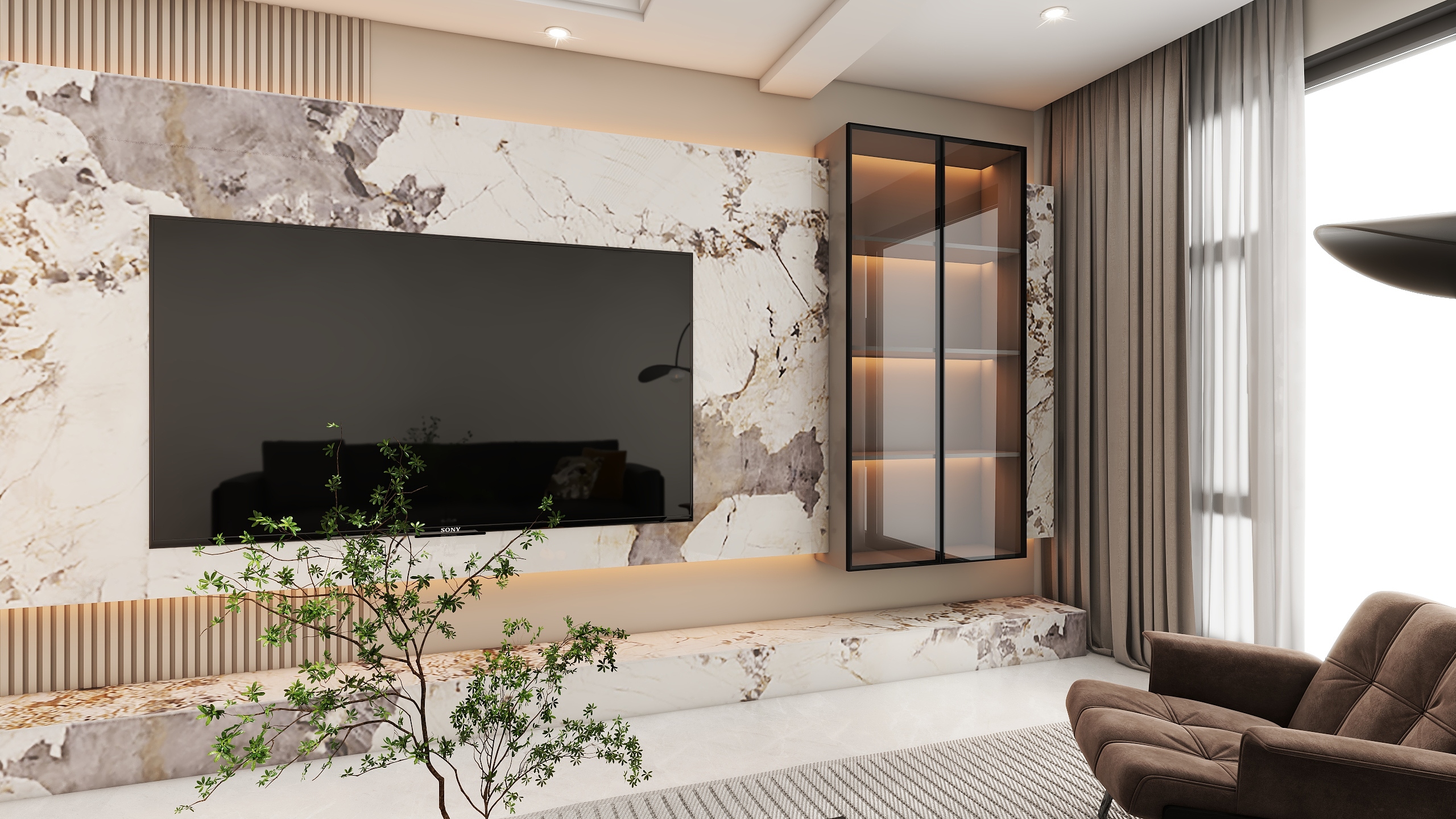 萤飞秋叶随-轻奢99平方-装修设计方案