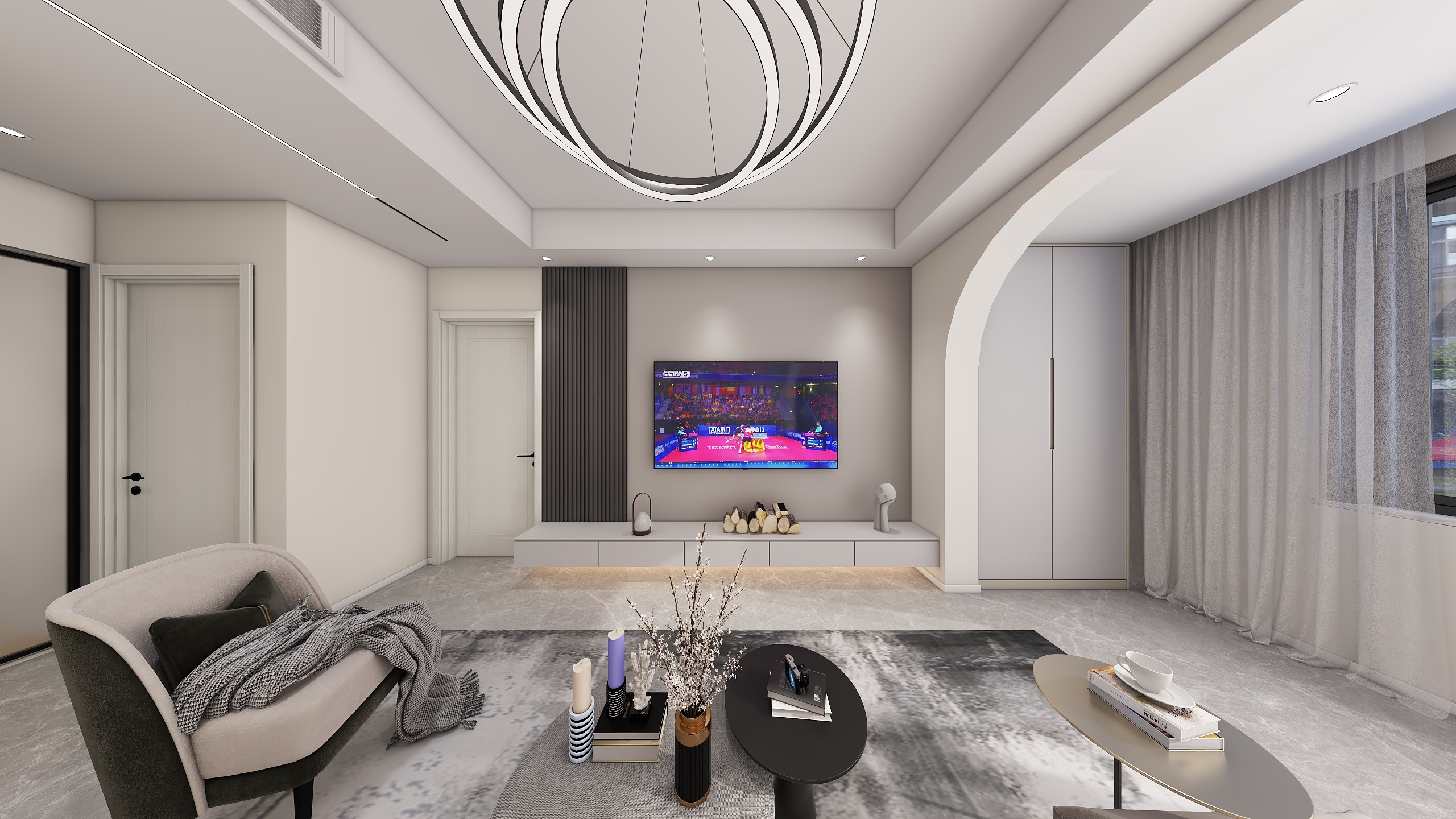 邱邱邱HY-洺悦城现代简约102㎡-装修设计方案