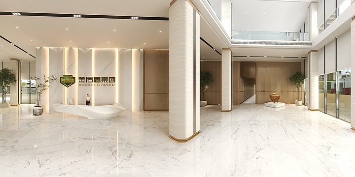 YISHI-DESIGN-金后盾一层大厅1228㎡-装修设计方案