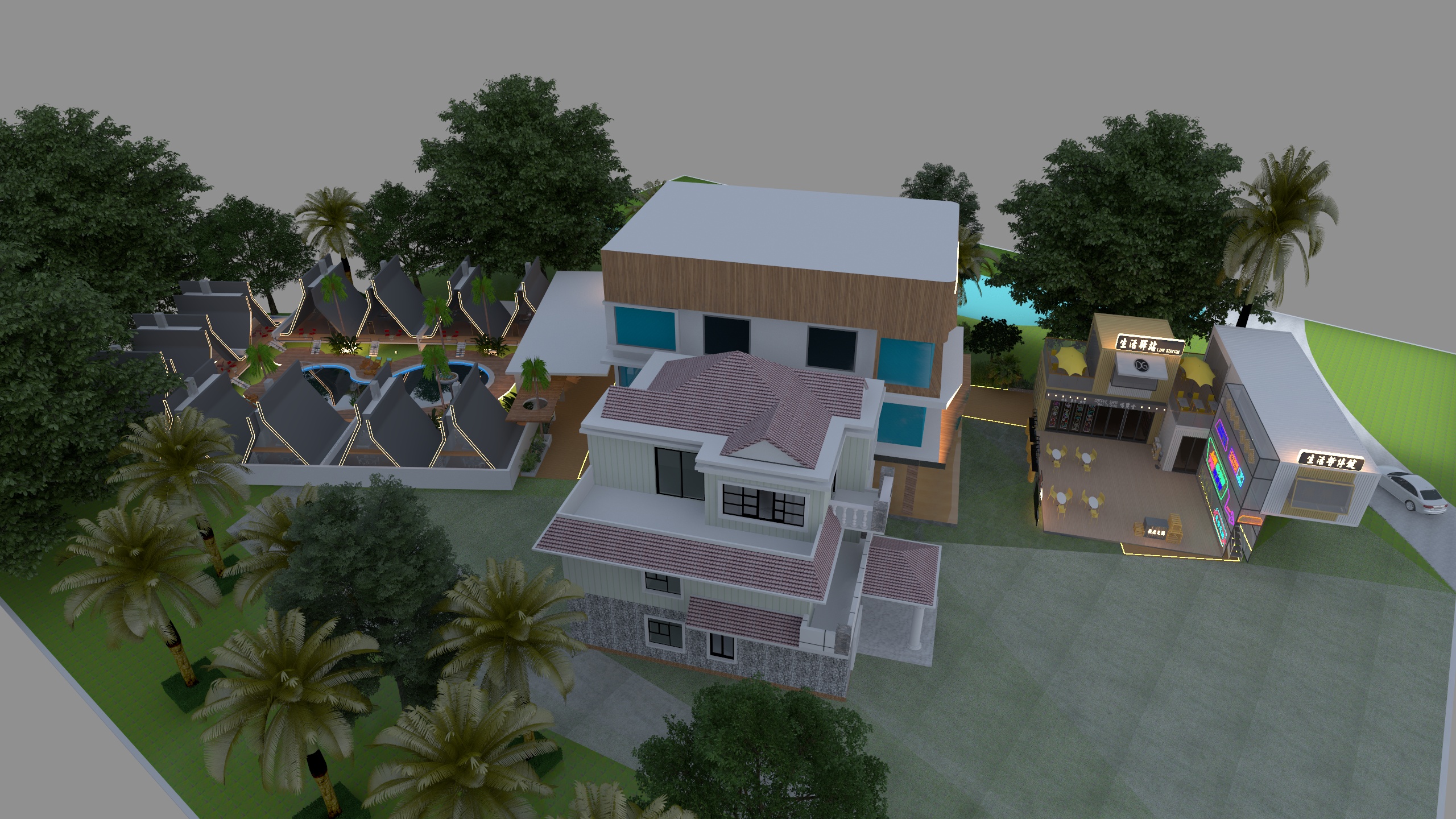 垒梦乾城-黄天润草图-装修设计方案