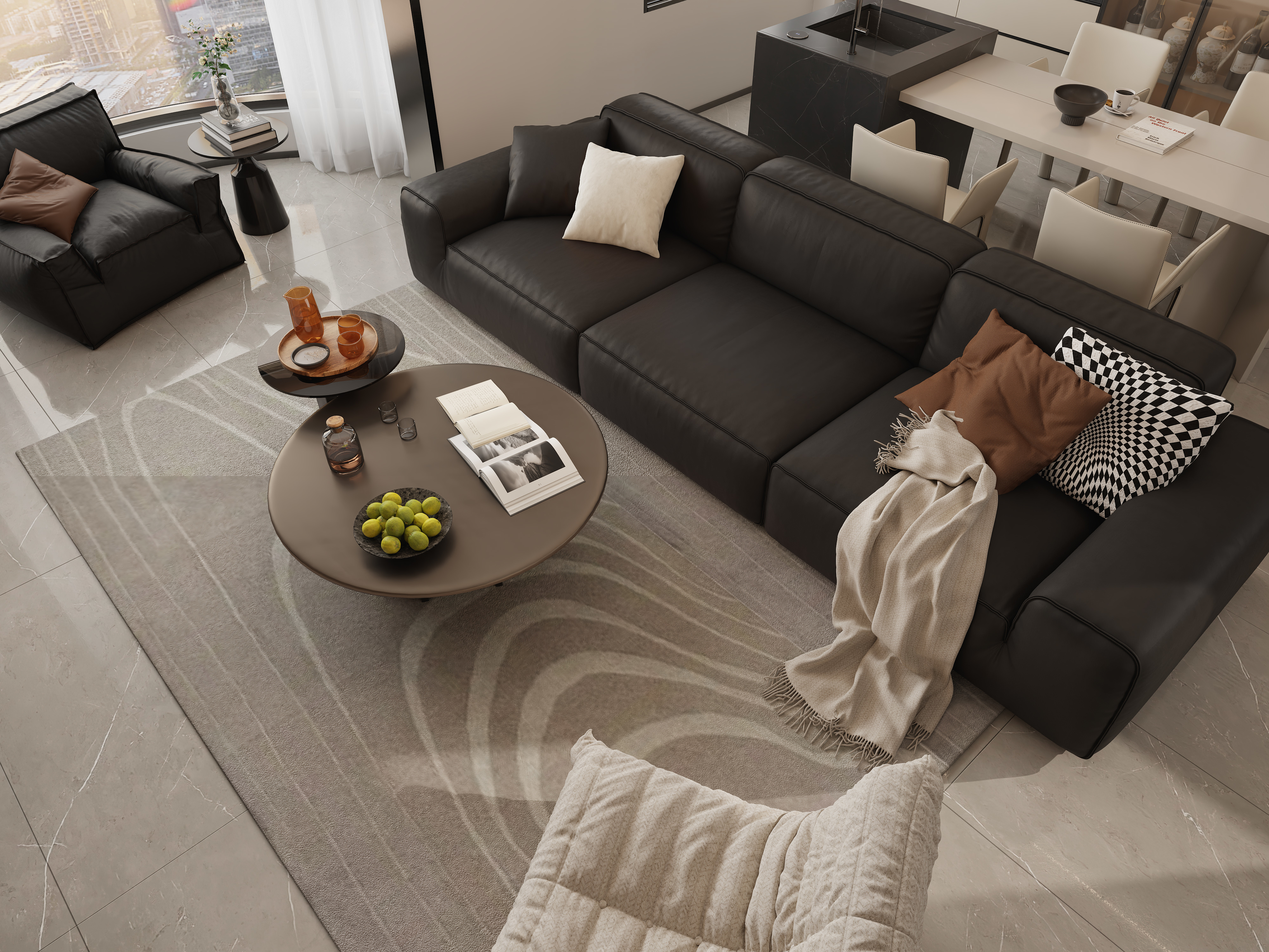 南天门老师-现代简约南天门效果图-装修设计方案