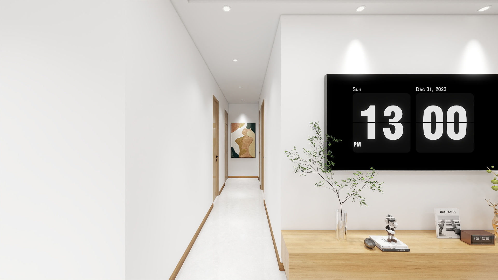 章鱼丸子-紫晶苑65㎡3室装修效果图