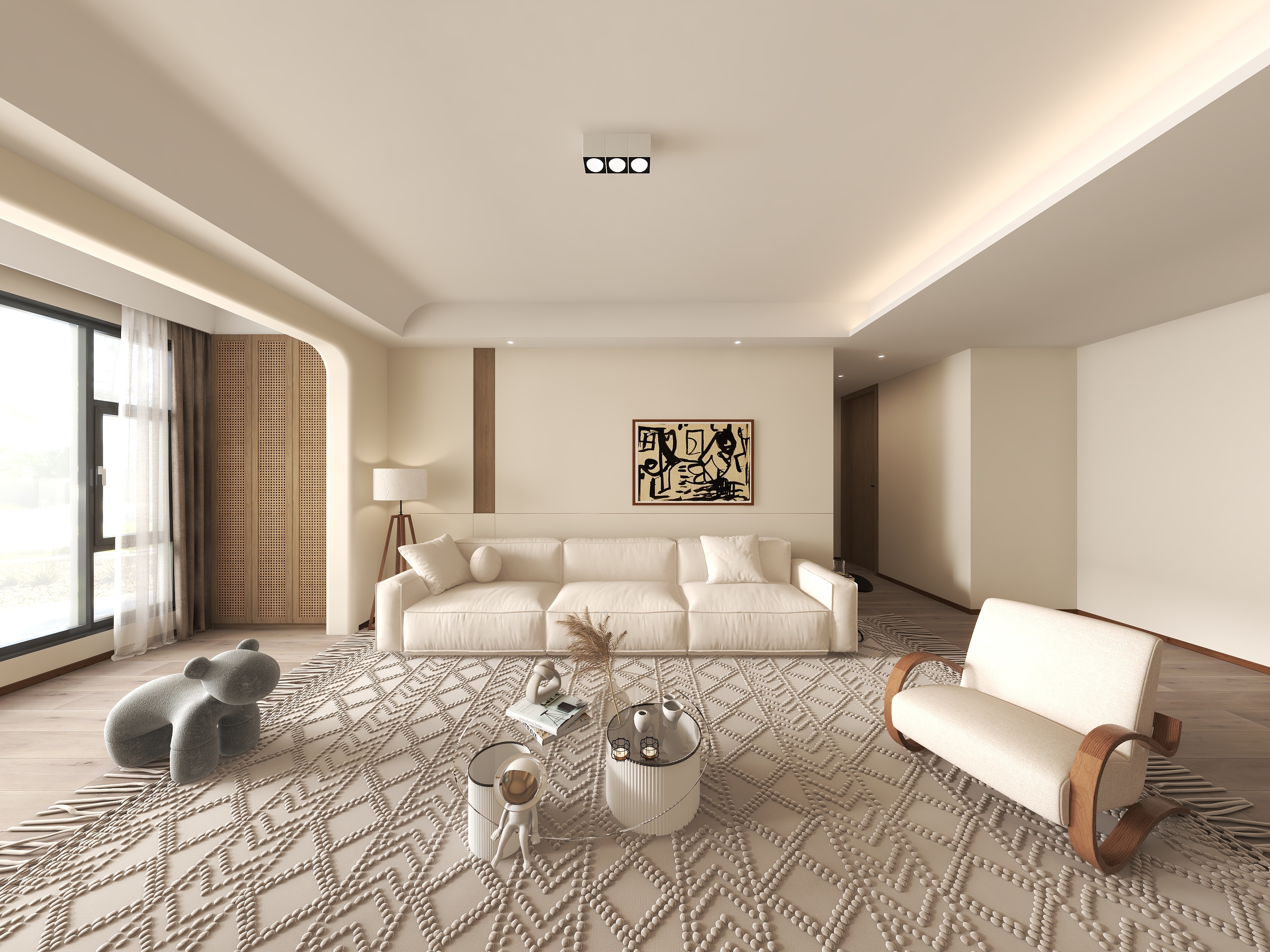 懿一创意设计-北欧客厅-装修设计方案