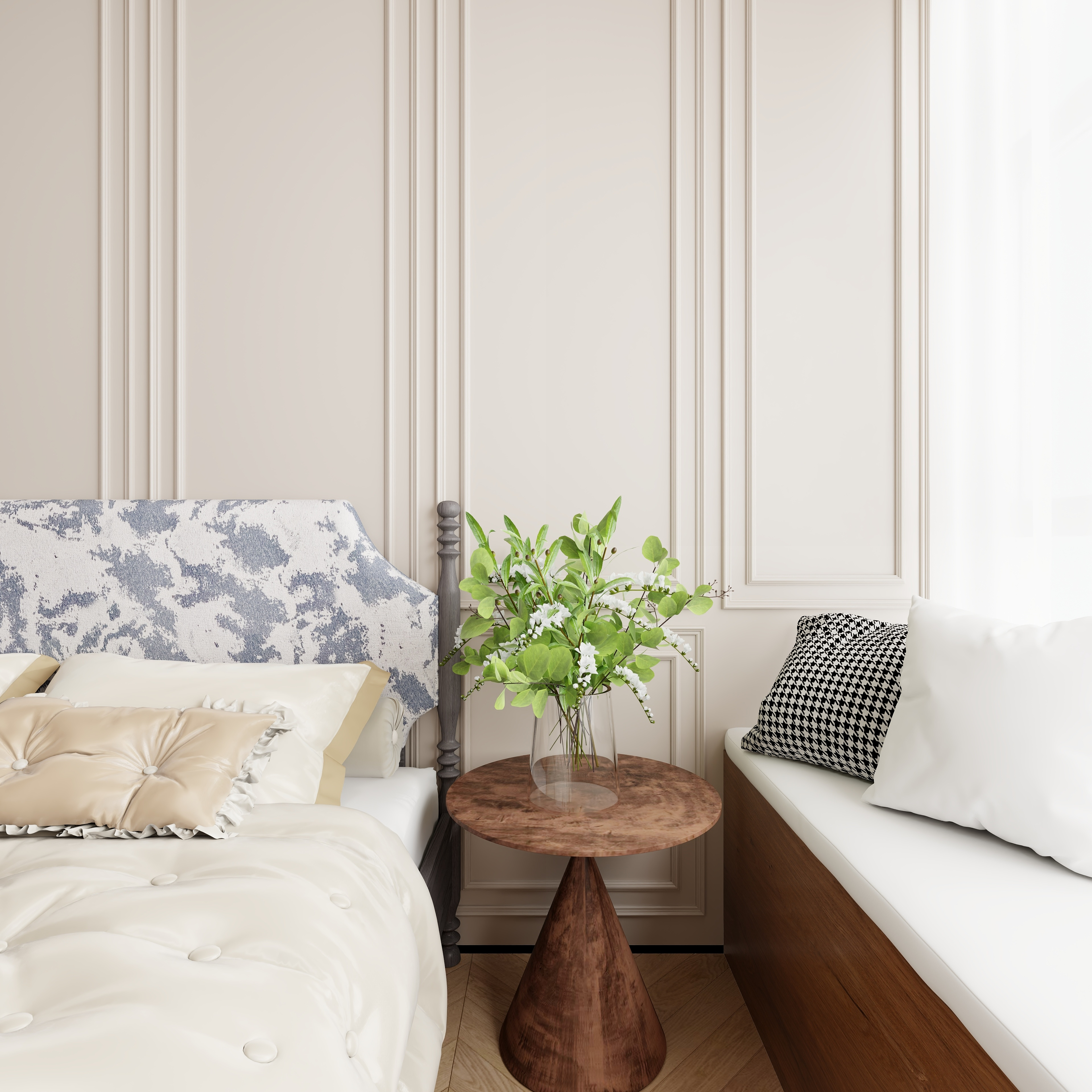 陈辉-美式239㎡3室装修效果图