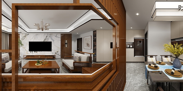 Momo麦-新中式-装修设计方案