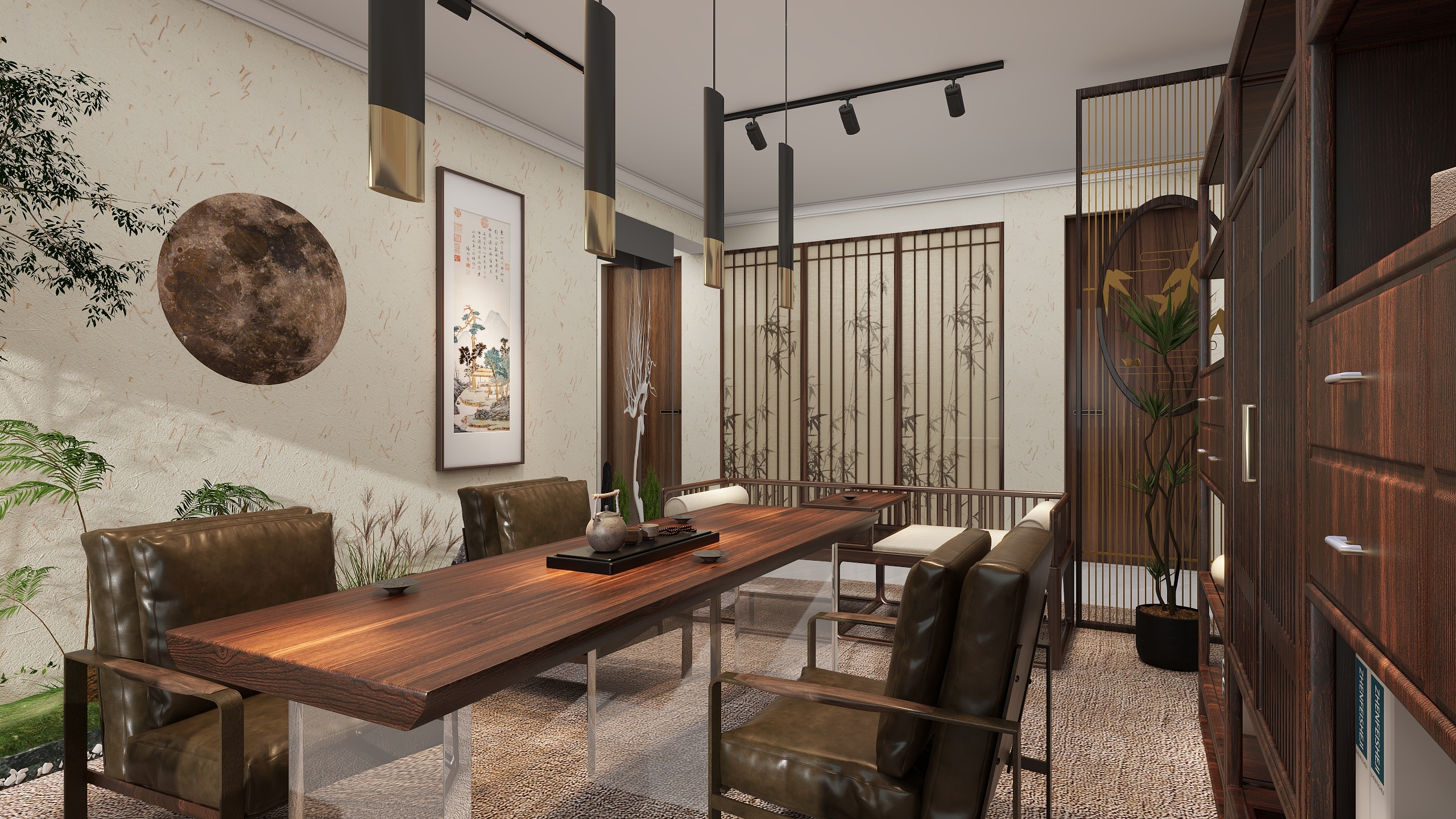 艺境-设计工作室-茶馆-装修设计方案