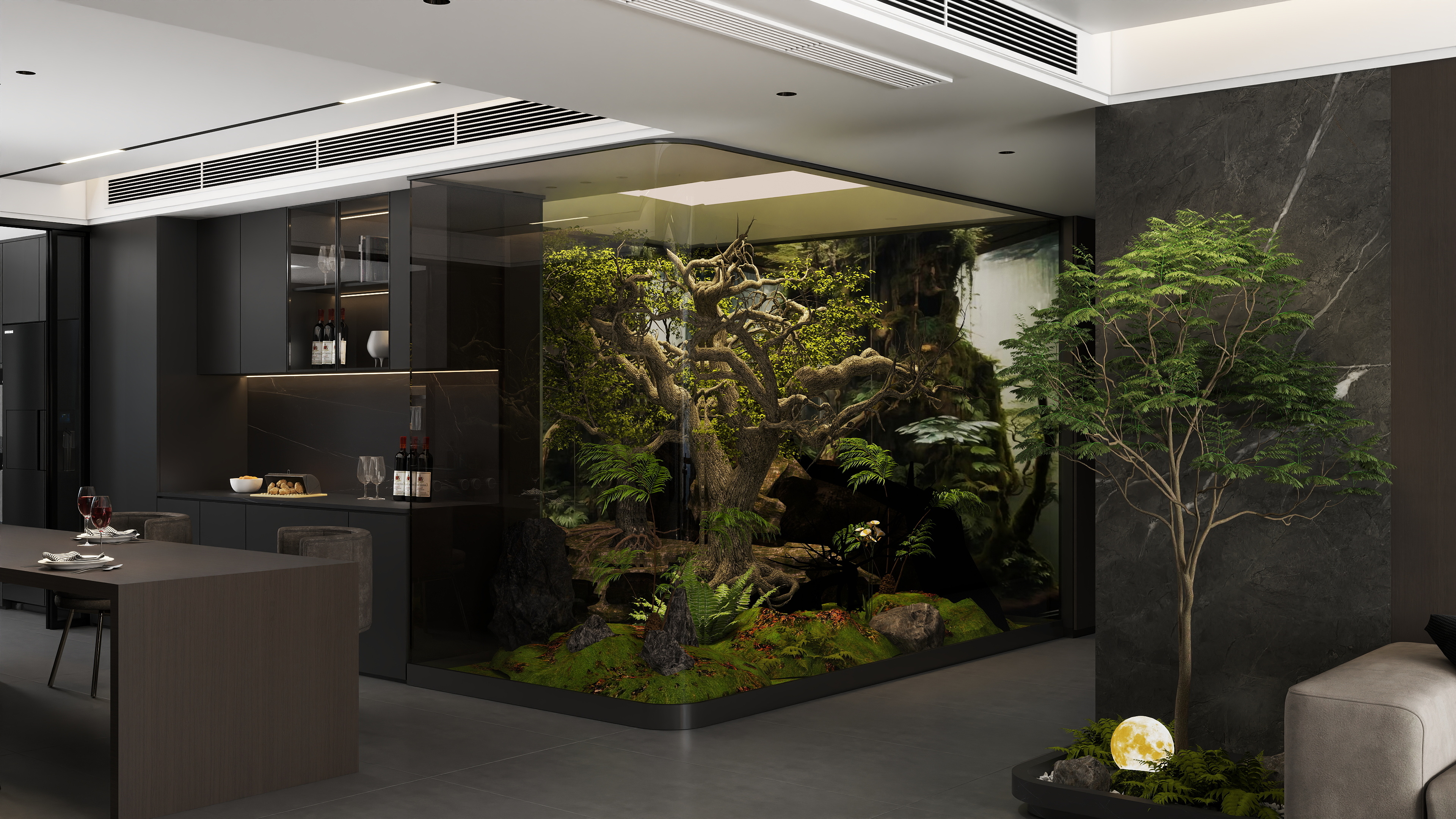 Gioia.-意式客餐厅造景-装修设计方案