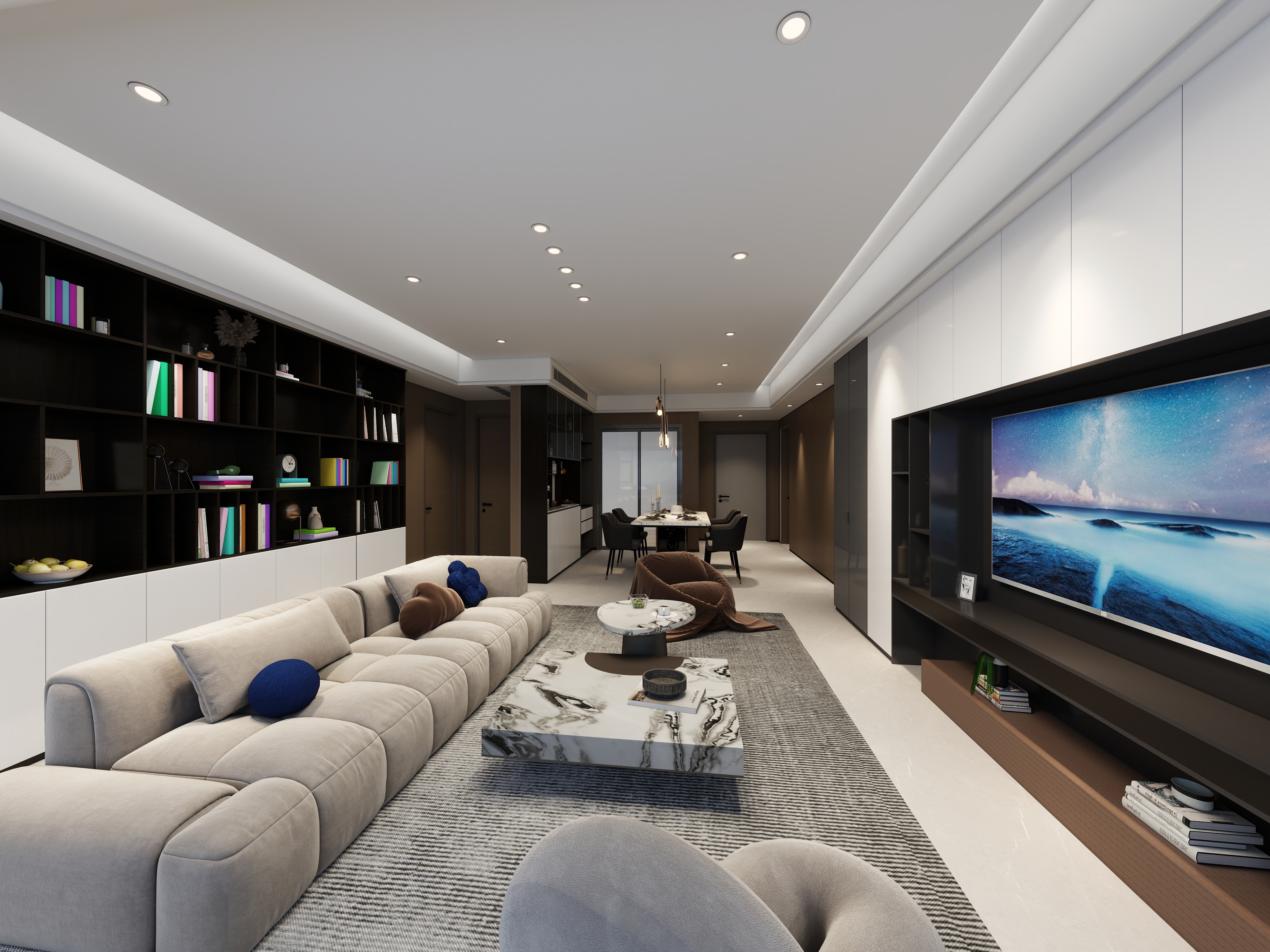 点舟设计工作室-乐山同森140㎡-装修设计方案