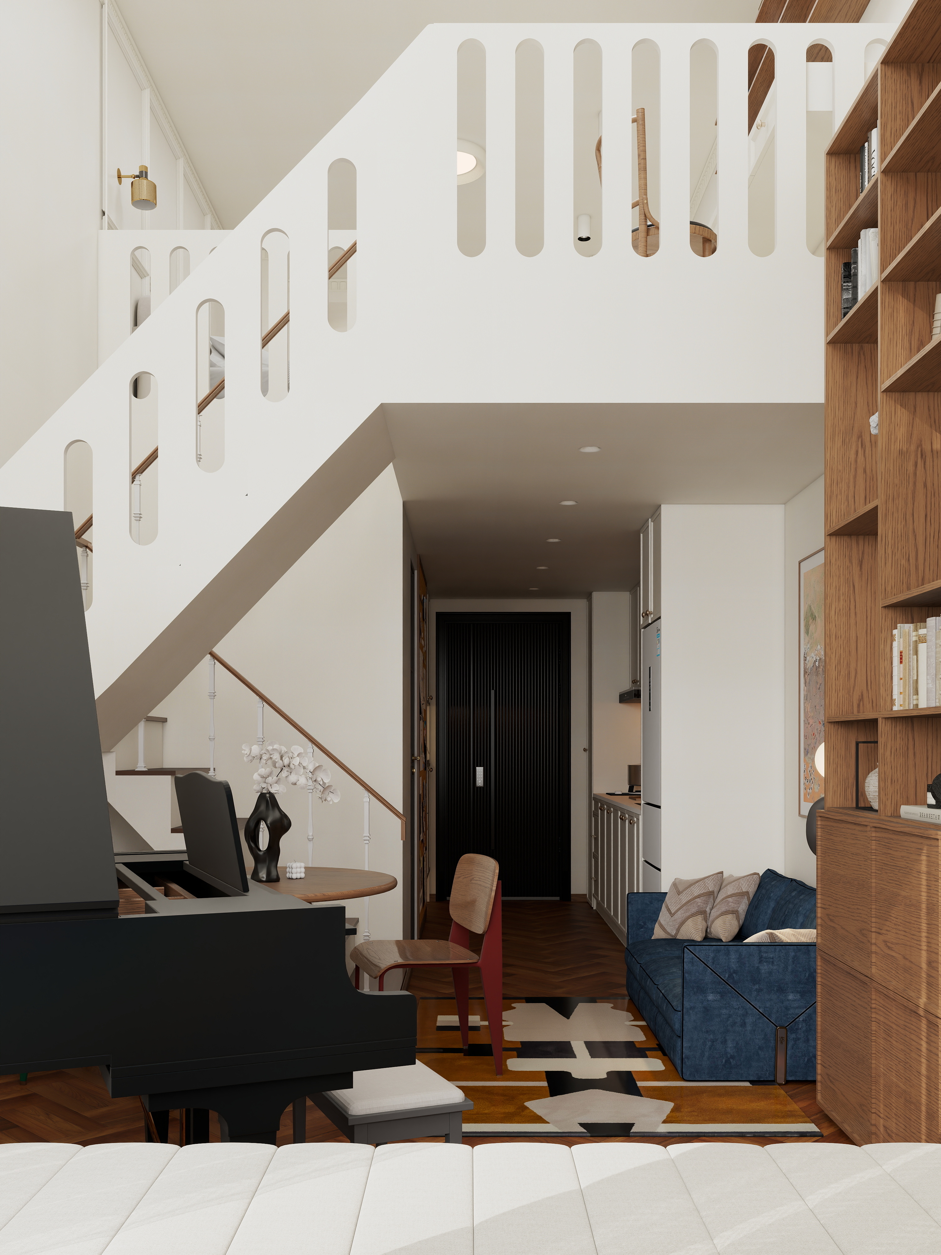 惠同学-WM-复古琴房--装修设计方案