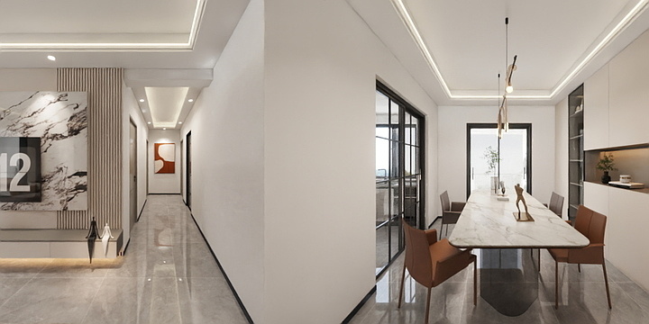 酷大室内设计-客餐厅-装修设计方案