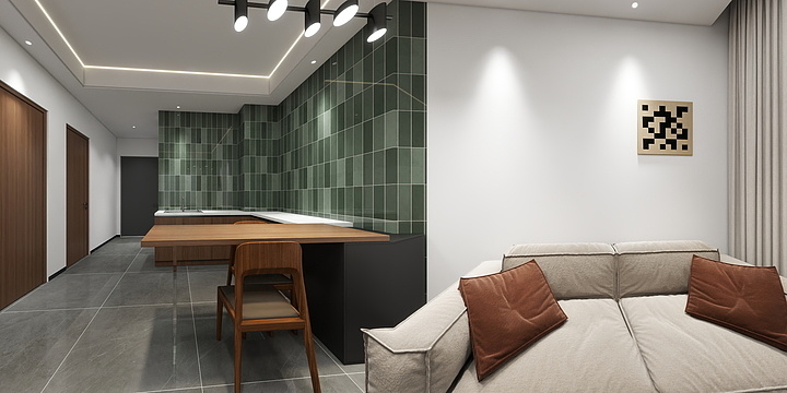 无二三.-西水村农庄四楼套房-装修设计方案