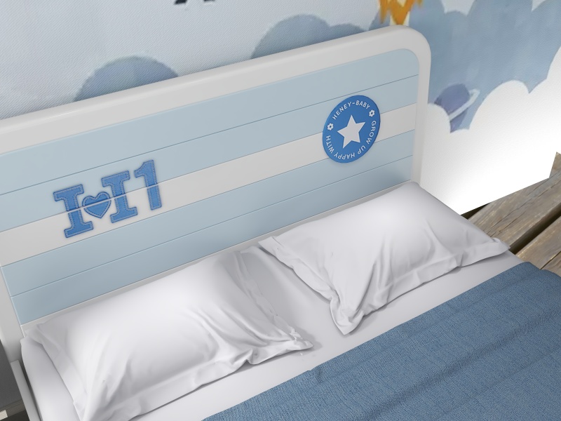 Coastal Kids Bedroom with Fun Details