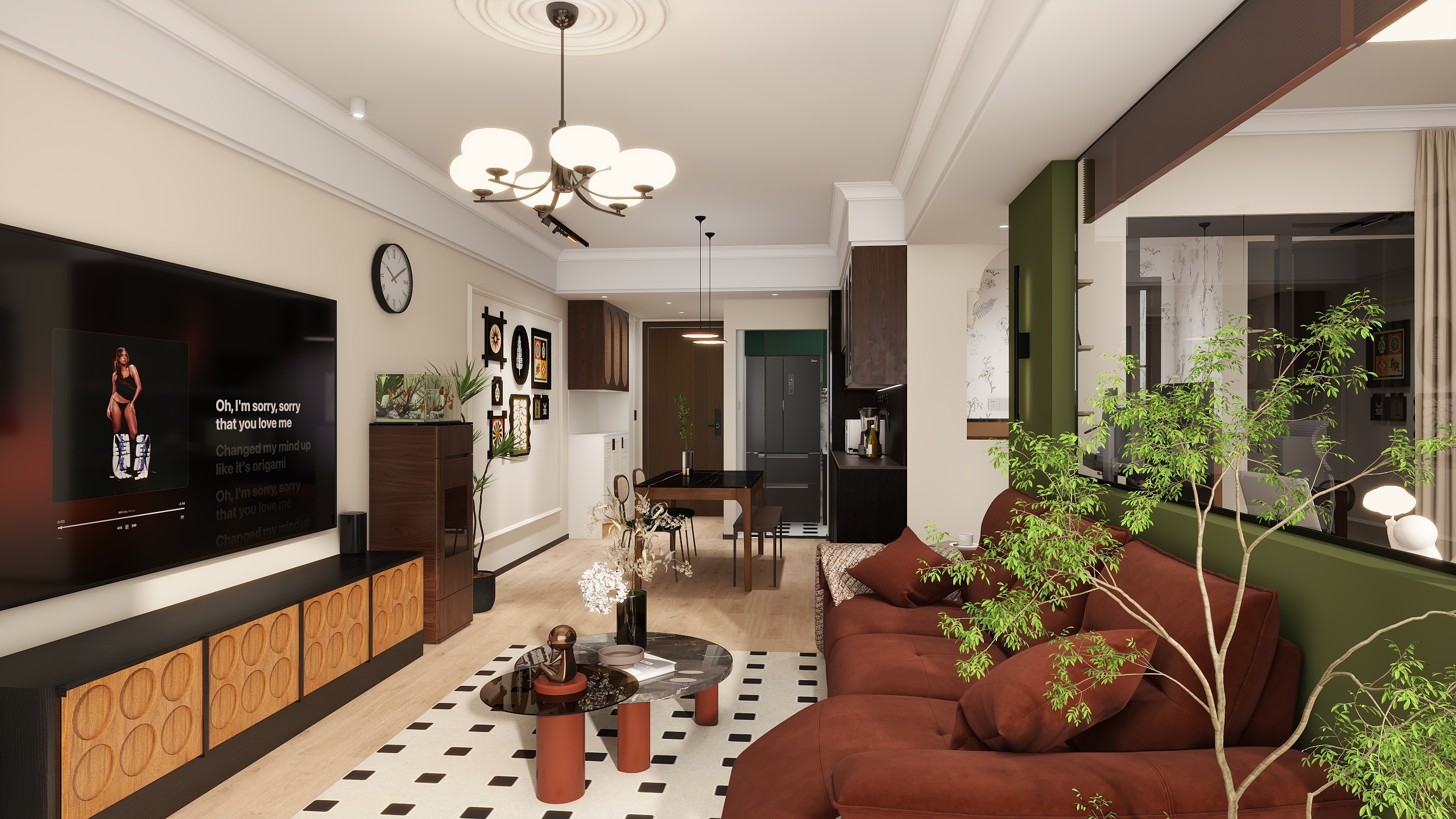 少年郎啊Jason-南洋复古风90m²小3室-装修设计方案