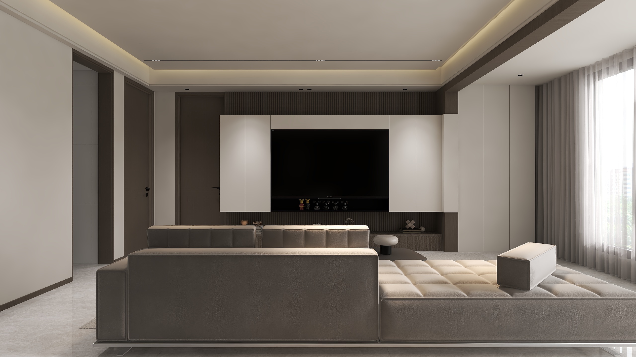 本色-空间设计-翎云府 12-1-601  效果图-装修设计方案