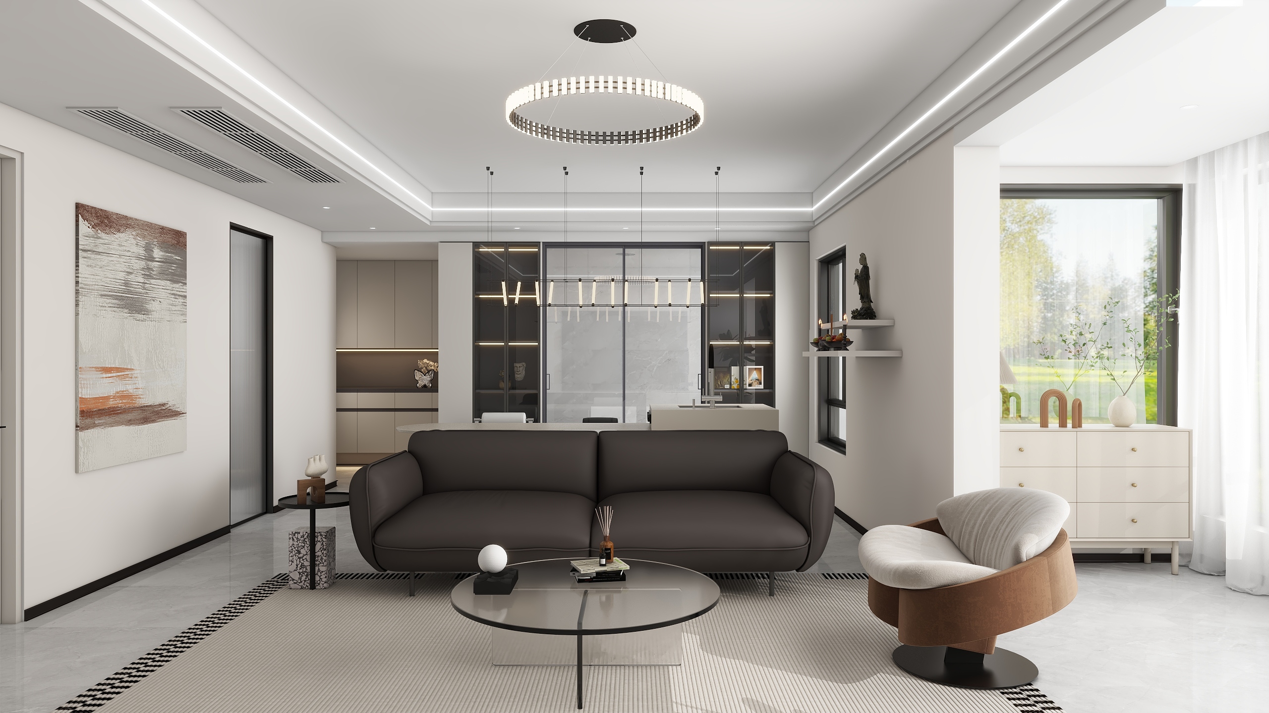 春风吹花生-观澜城1-2-301左女士效果图-装修设计方案