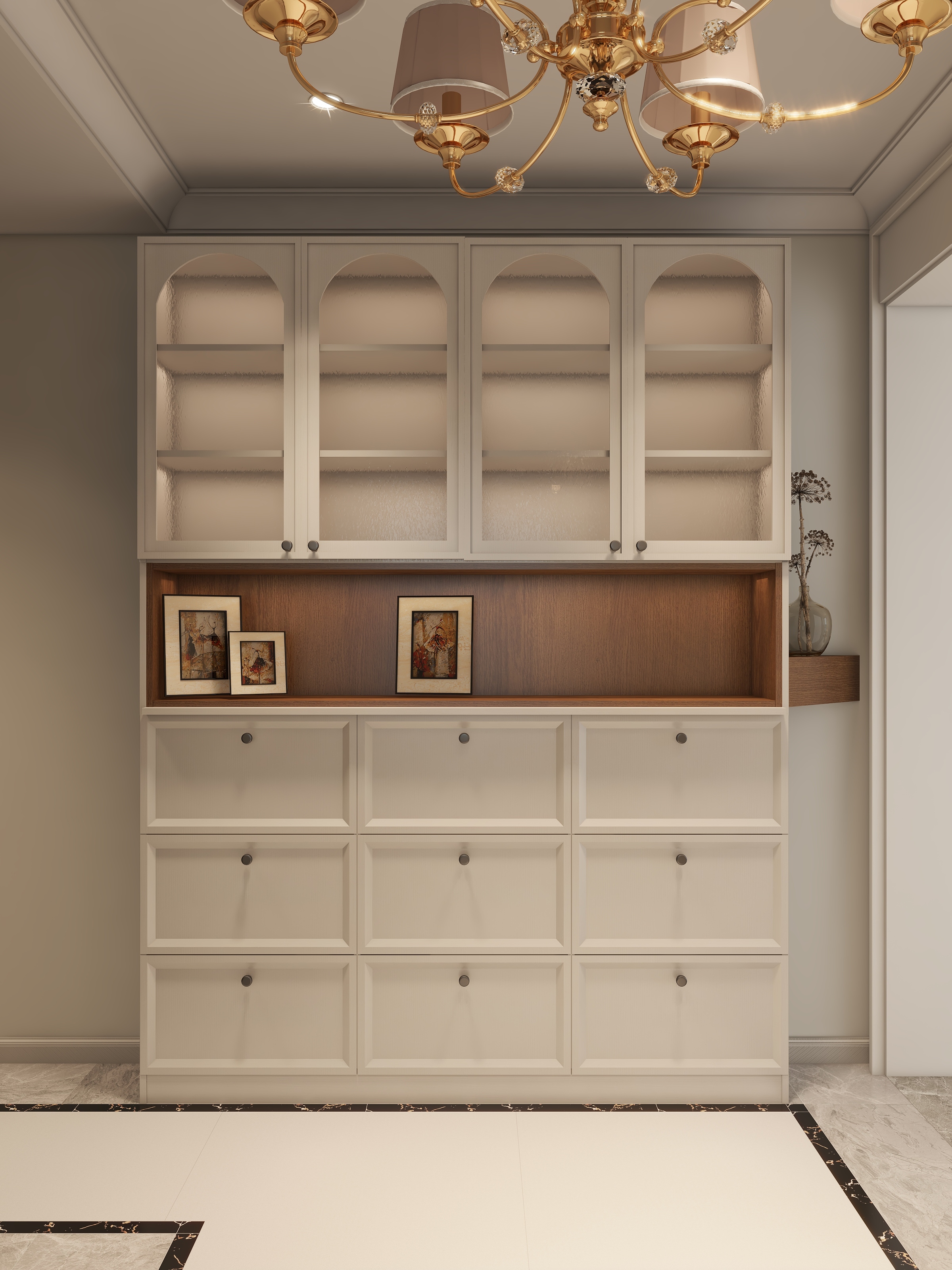 miduo效果图设计-合生·海景1号85㎡3室装修效果图