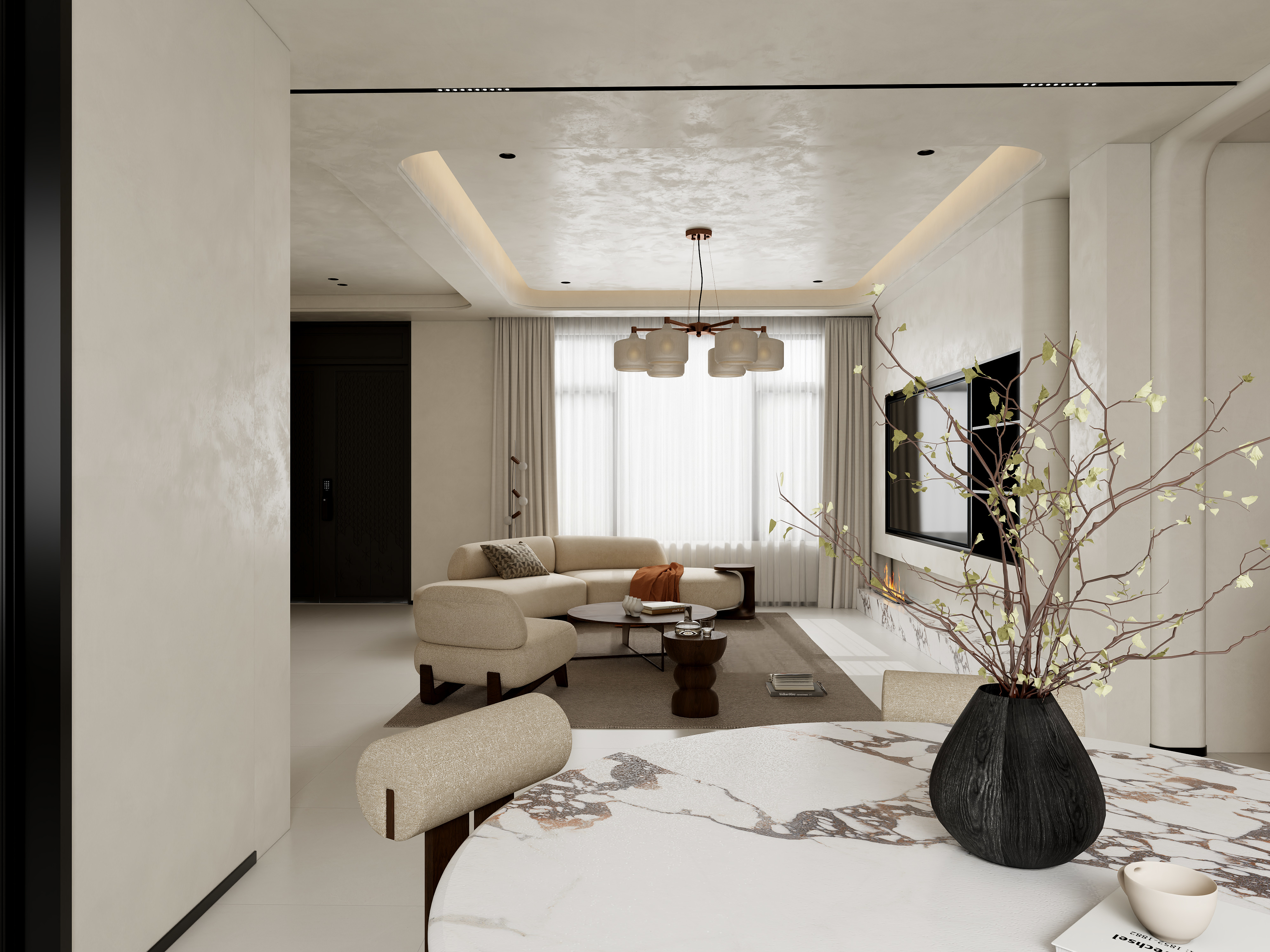 张张涨钱啦-奶油-装修设计方案