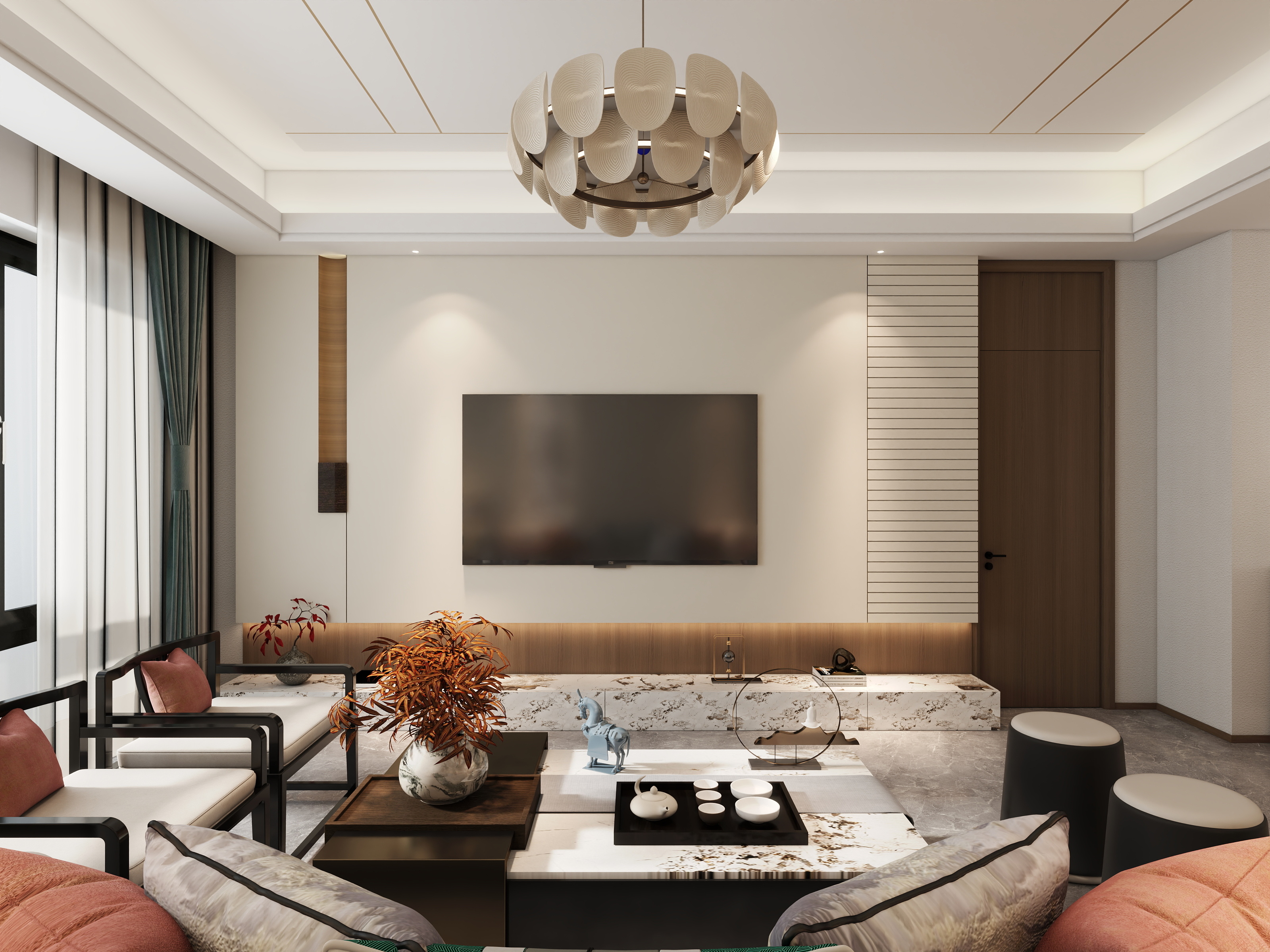 木子r空间设计-新中式-装修设计方案