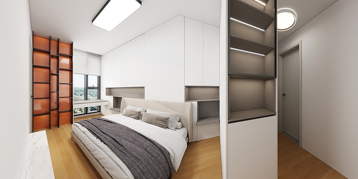 妖灵灵----连飞虹湖天地1号1305-装修设计方案