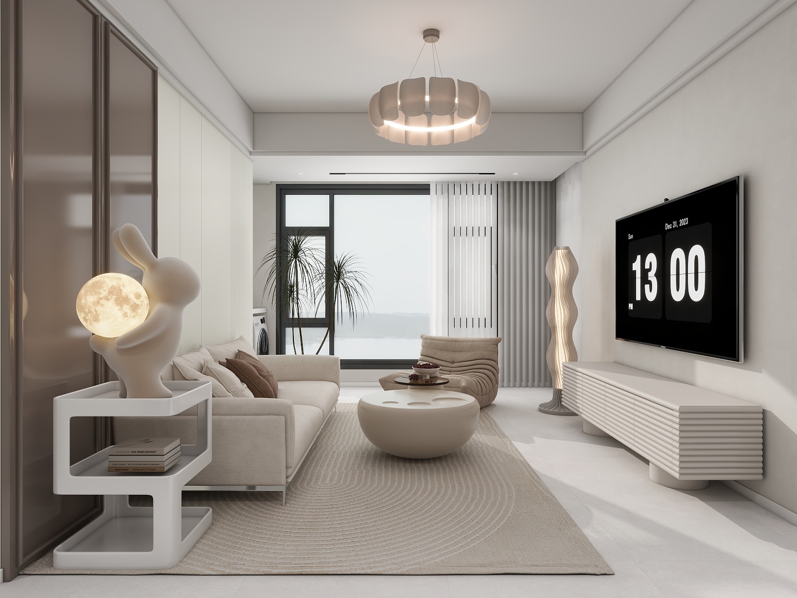 至雅名设-奶油风——清溪里-装修设计方案