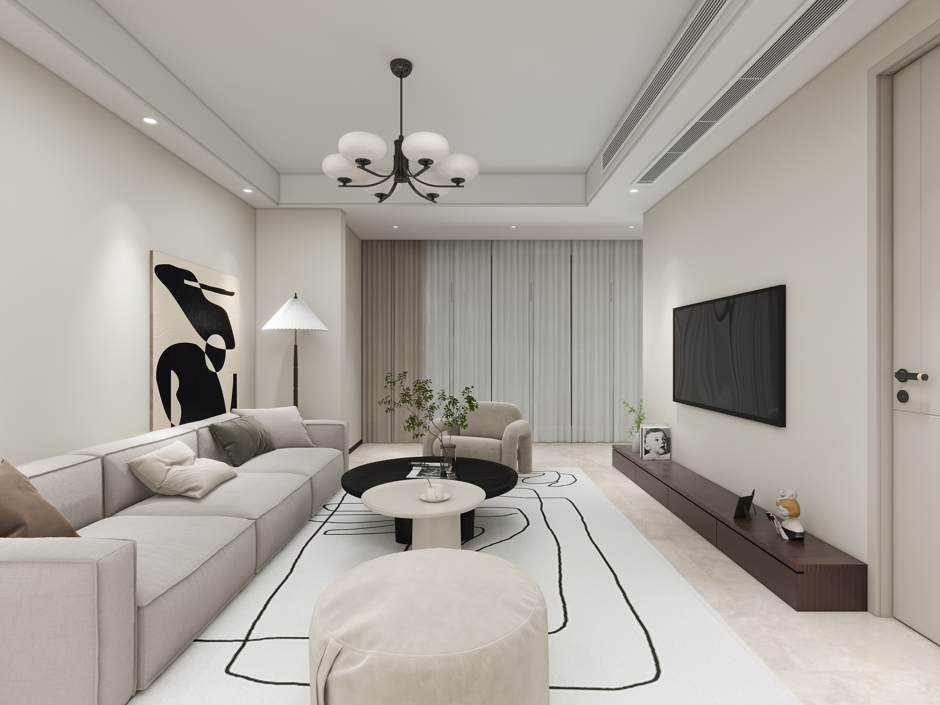 q七七q-现代简约-装修设计方案