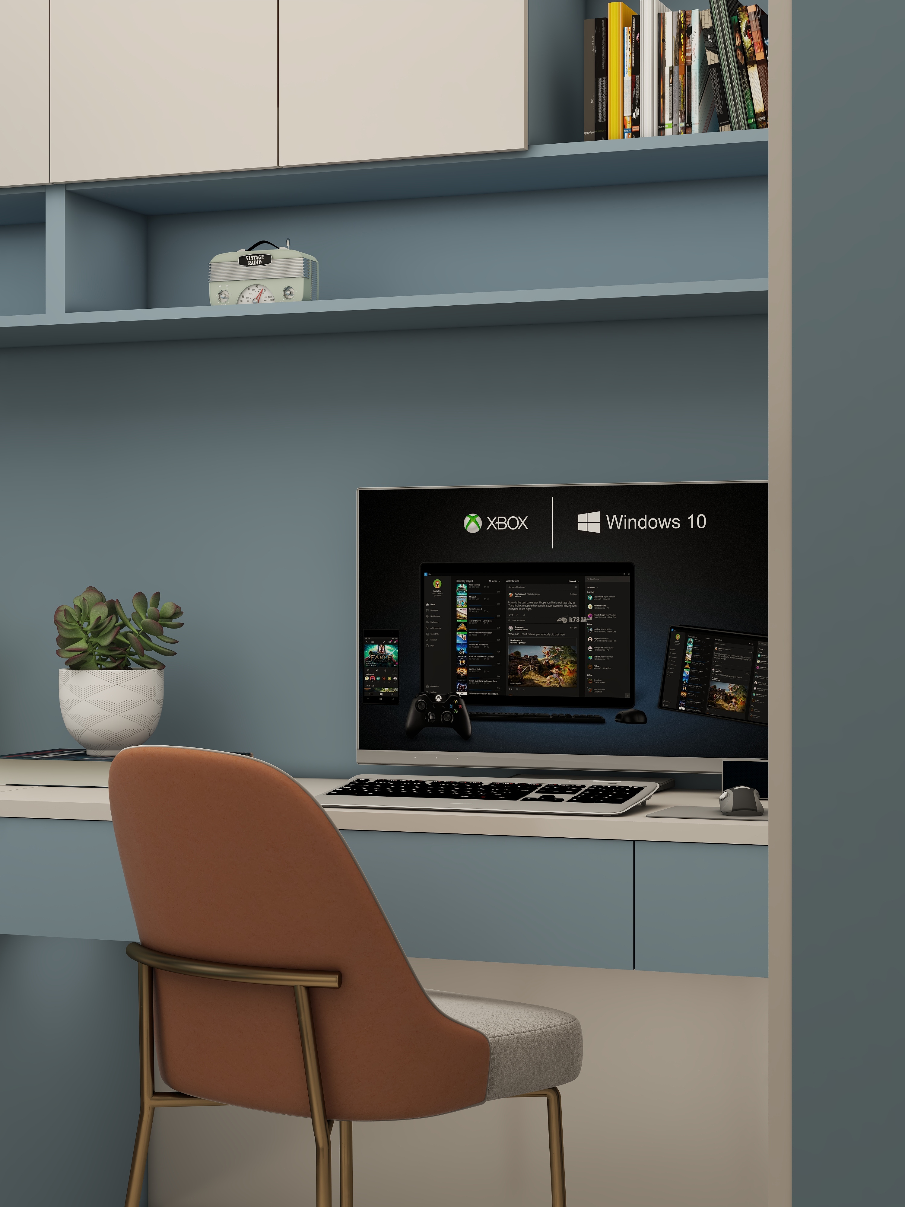 壹诺设计工作室-103㎡2室-现代简约装修效果图