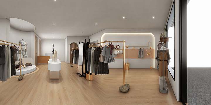 熊一.-服装店-装修设计方案