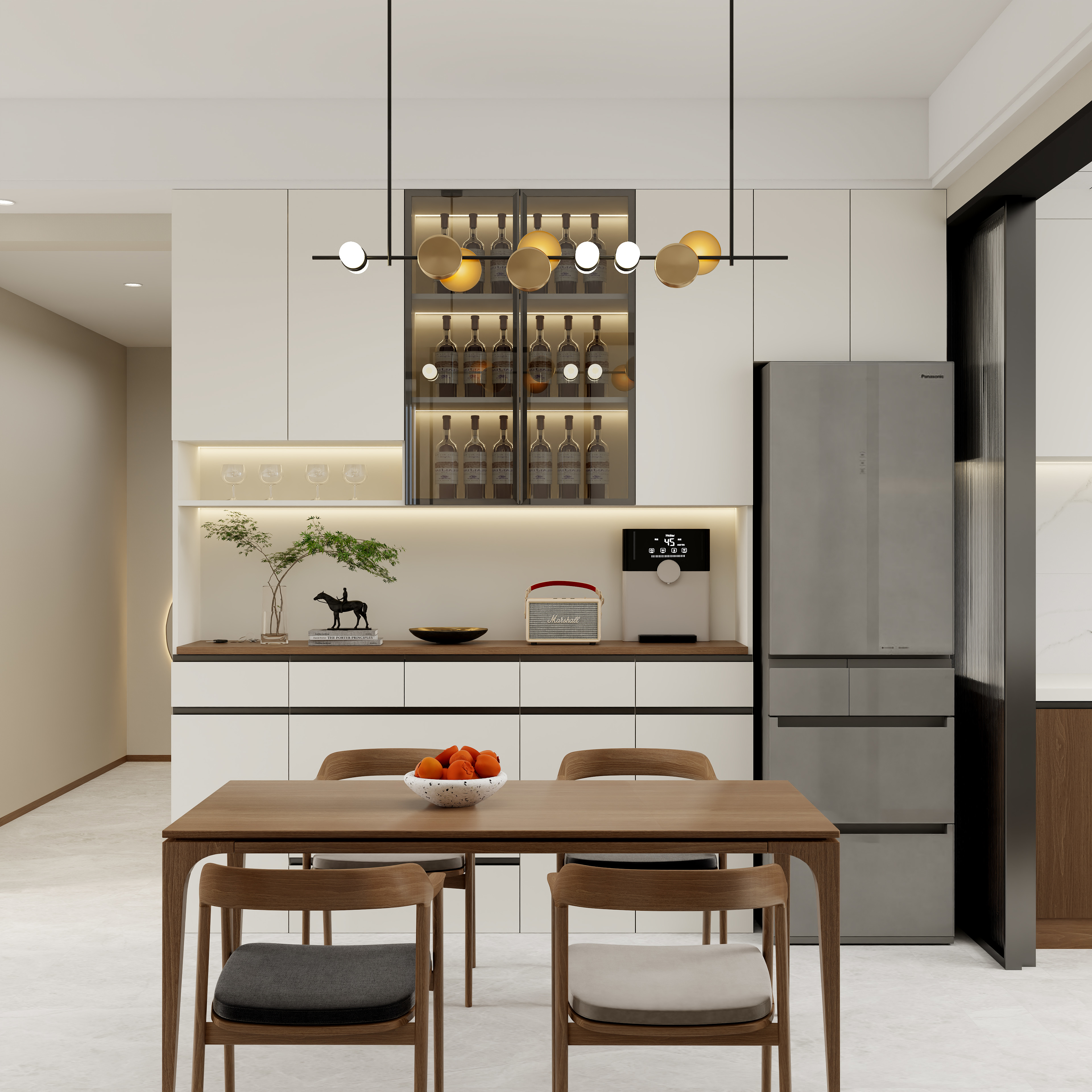 吴爽-99m²原木简约风格装修效果图