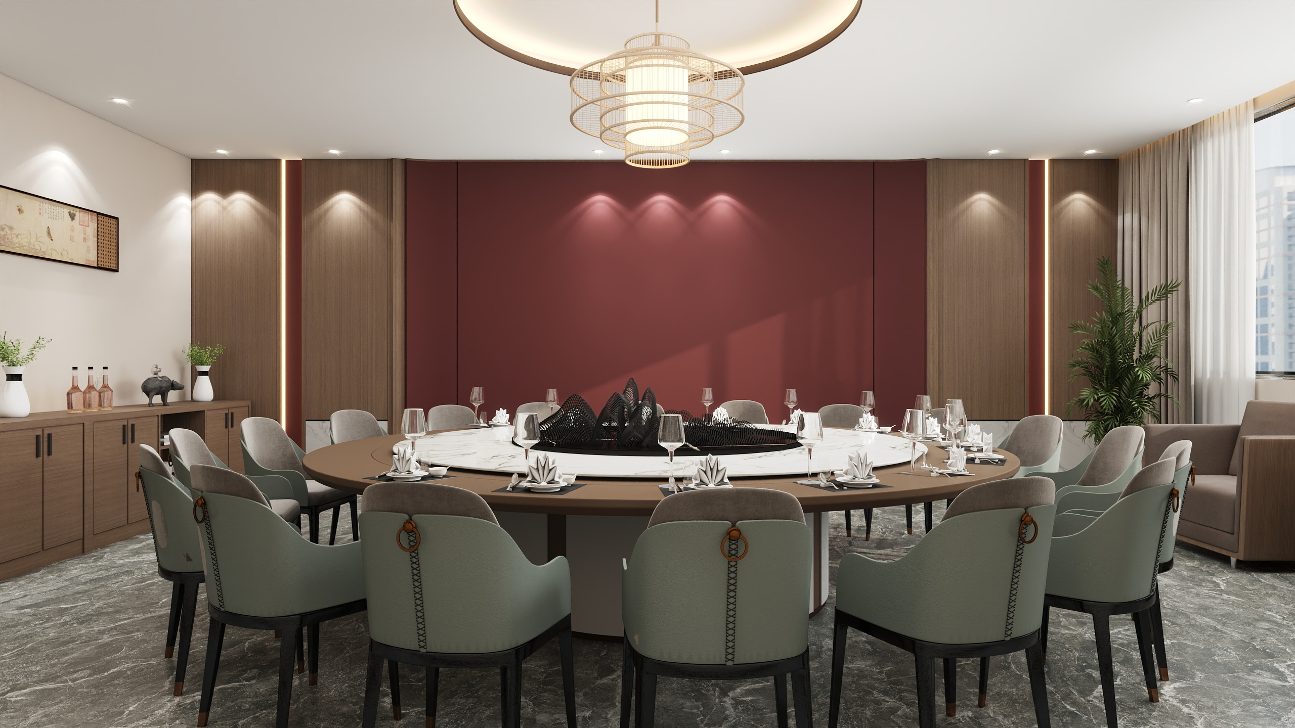 郭翔宇-餐厅-装修设计方案