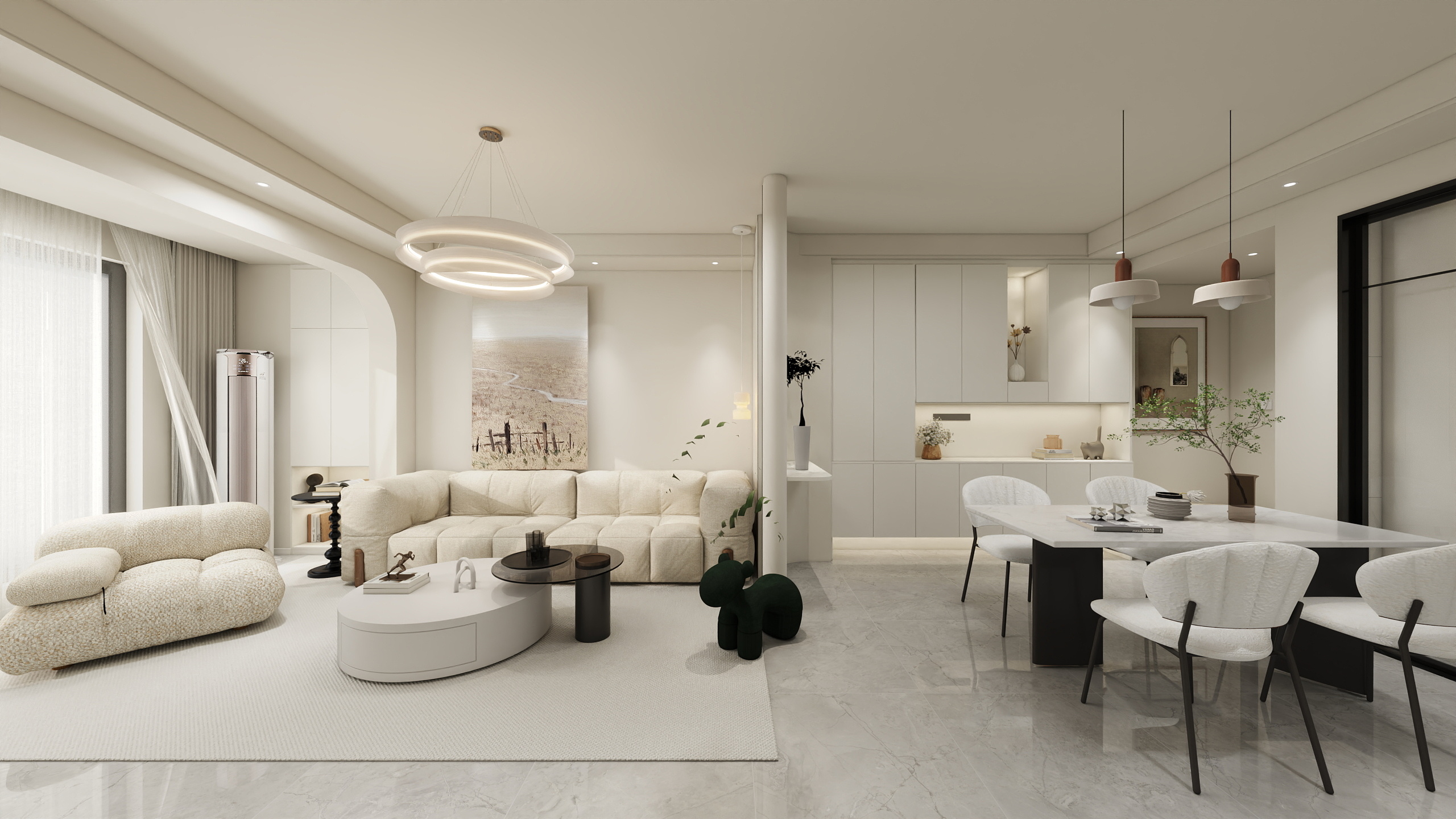 颜鹏利设计工作室-99㎡3室中信未来城923002-装修设计方案