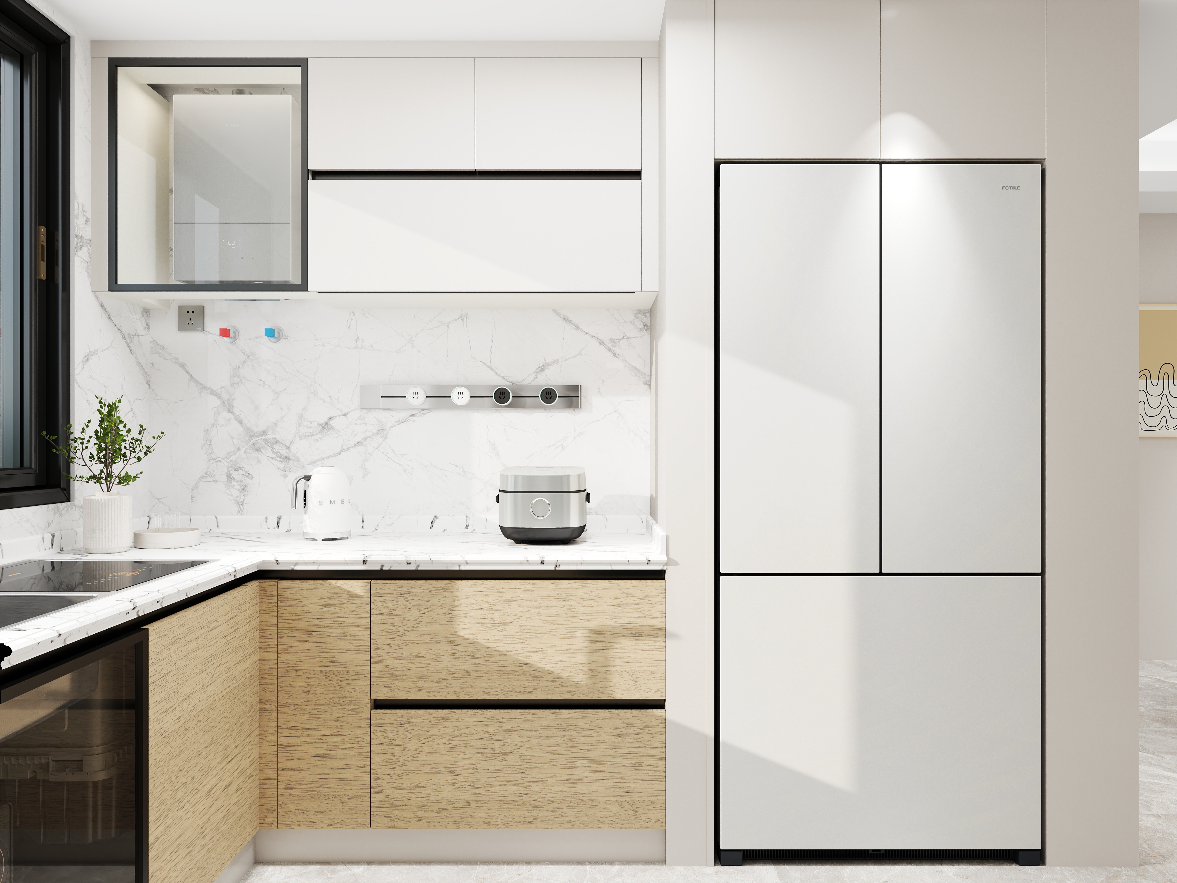 苏北-蚌埠-宿州市光彩大市场方太体验店-刘婉茹-中煤华府6-1-702-装修设计方案