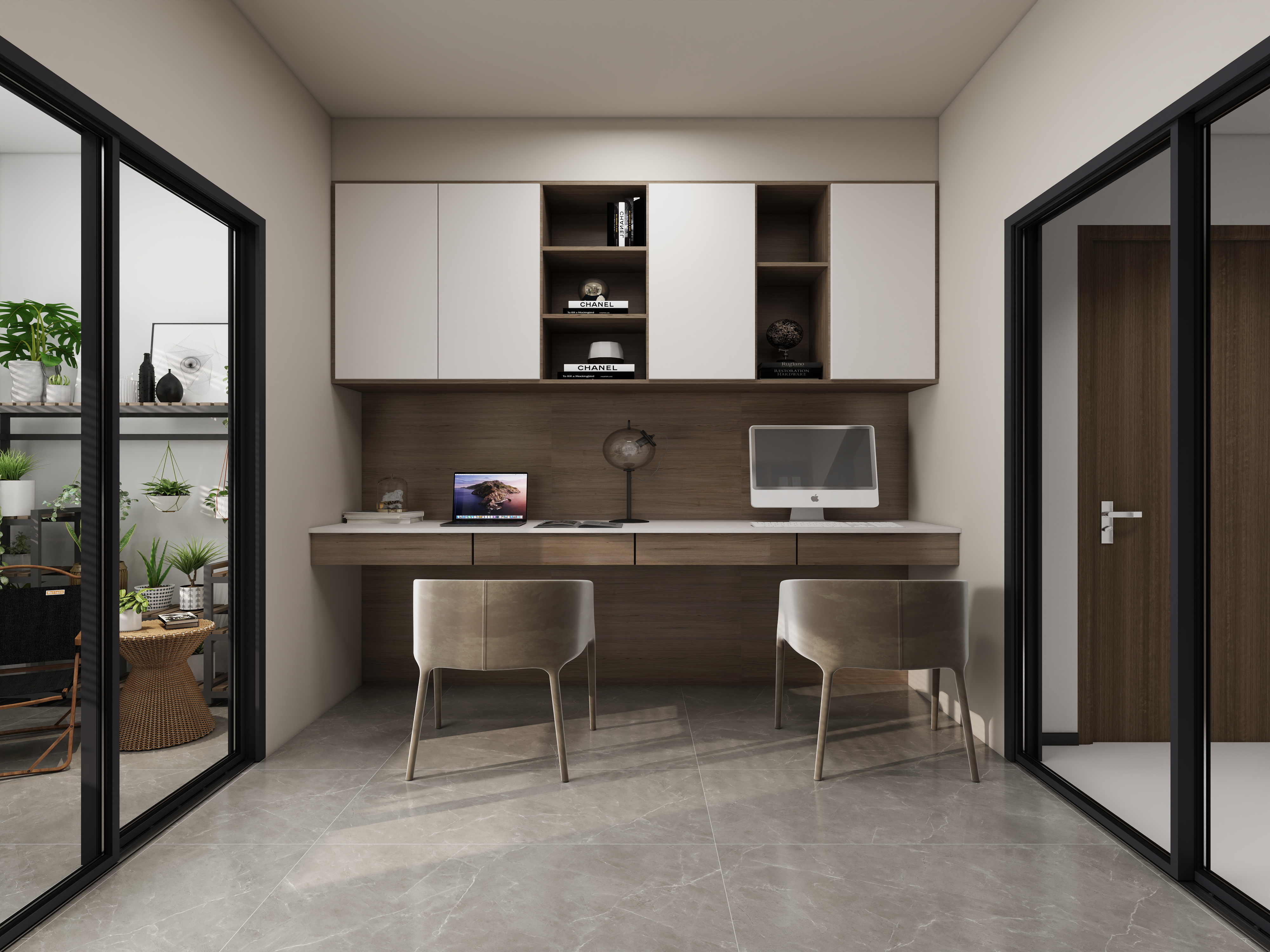 叫我文科-现代简约185㎡4室装修效果图