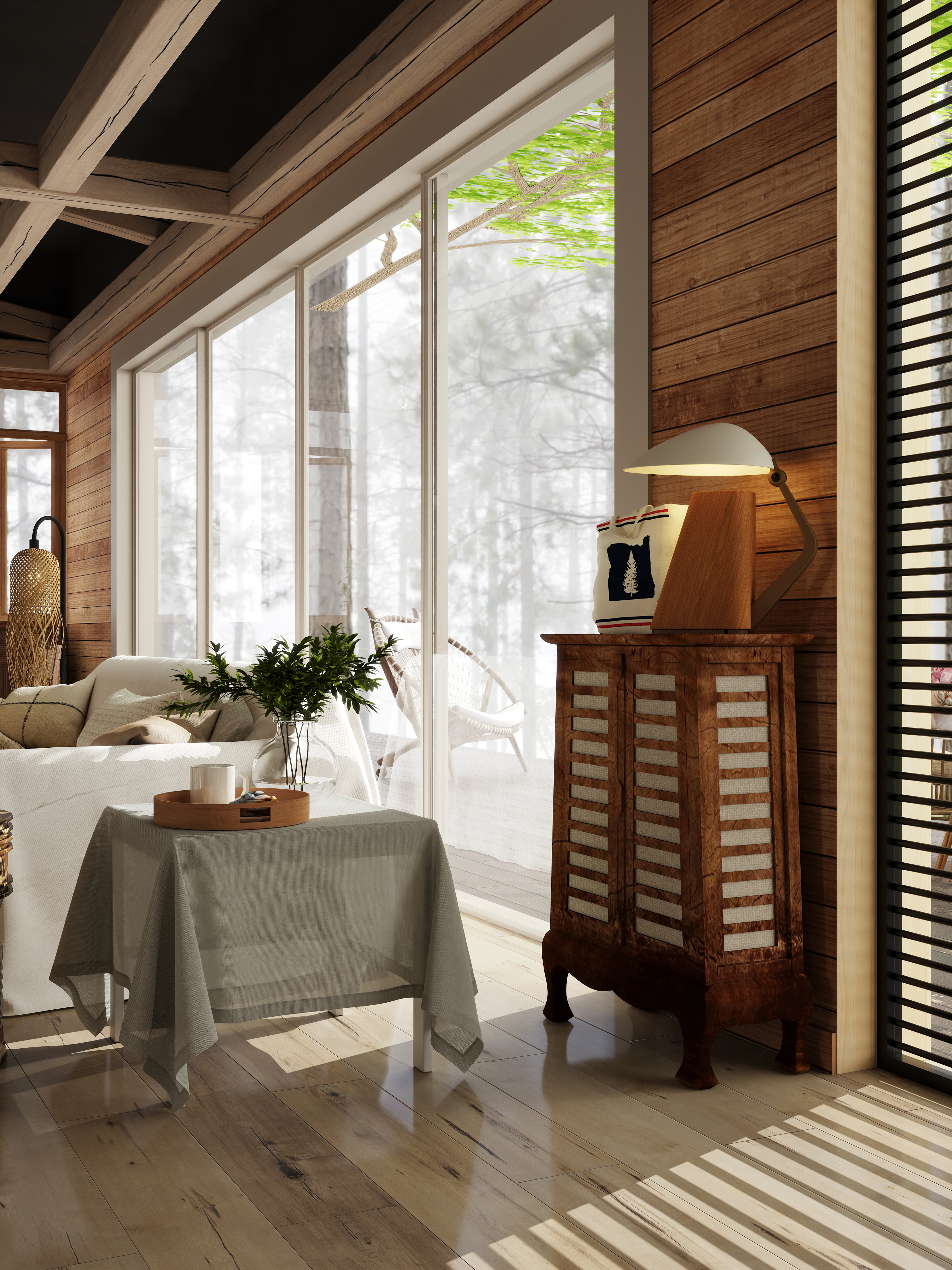 龙珠设计-度假屋装修效果图