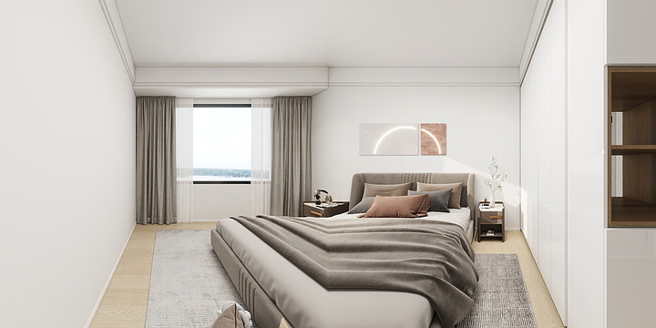 設計丨周大师-谷宸府7-903现代-灰色系-装修设计方案