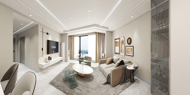 全案设计师陈秋宇-云溪佳苑陈女士参考效果图-装修设计方案