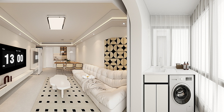 Ethan4314-绿波景园奶油风-装修设计方案