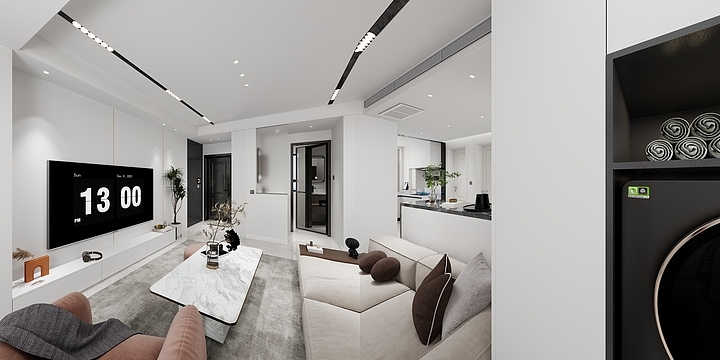 僚机-都市兰亭87平-装修设计方案