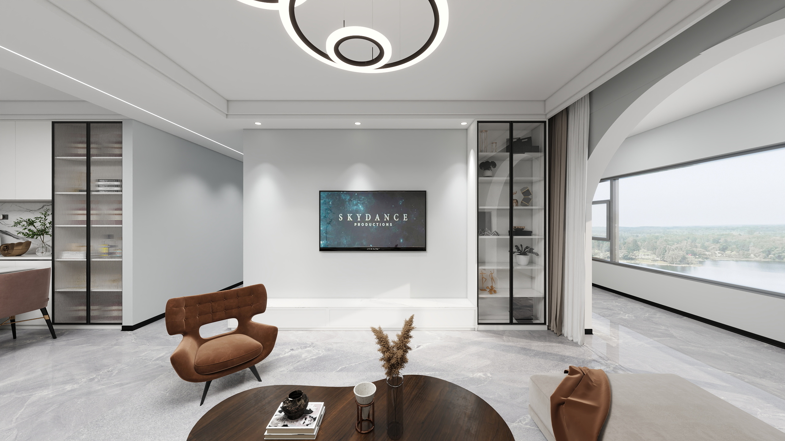 泰安整屋装修设计-肥城吾悦华府134㎡4室-装修设计方案