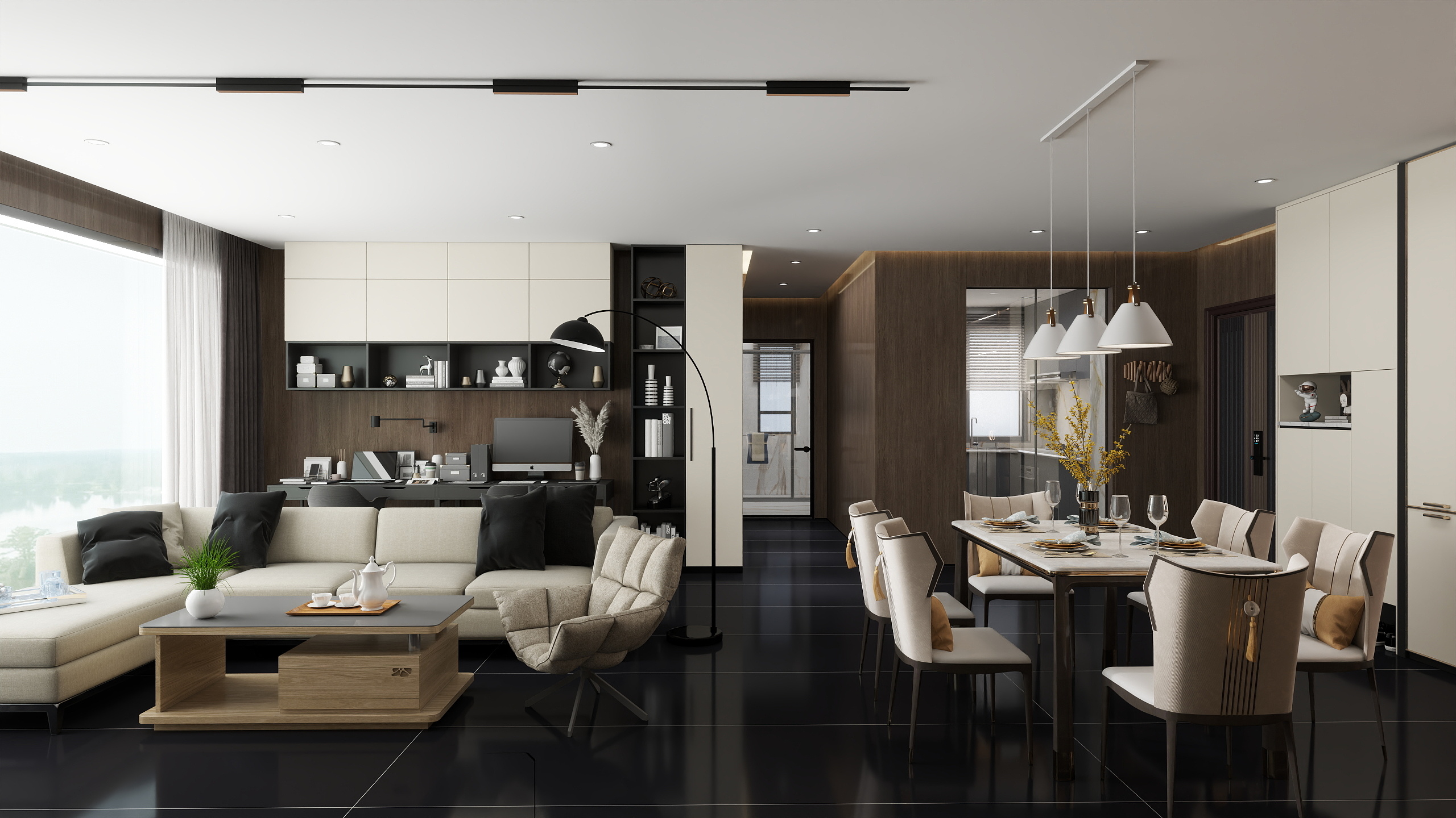 郑谋仁I向前设计-143㎡2室现代轻奢-装修设计方案