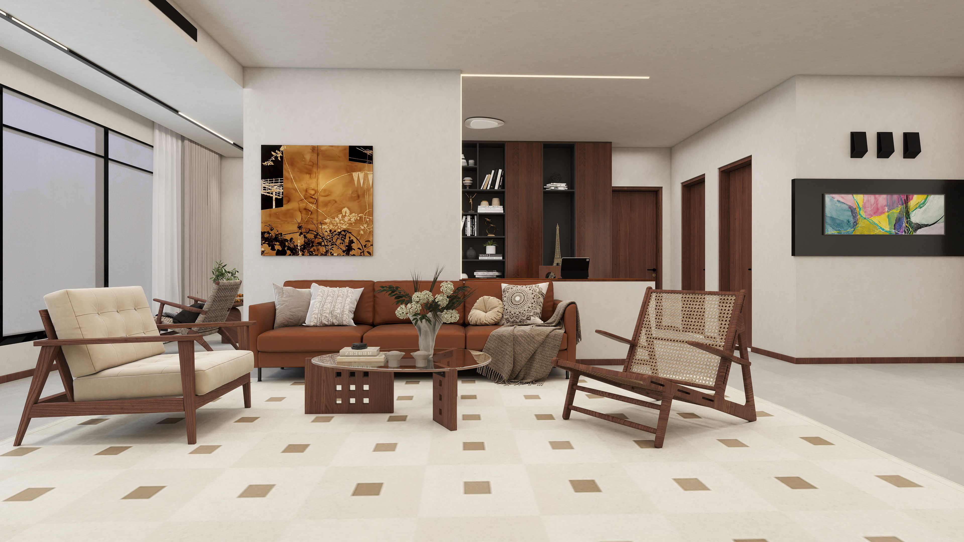 你次萝北嘛-170㎡3室装修效果图