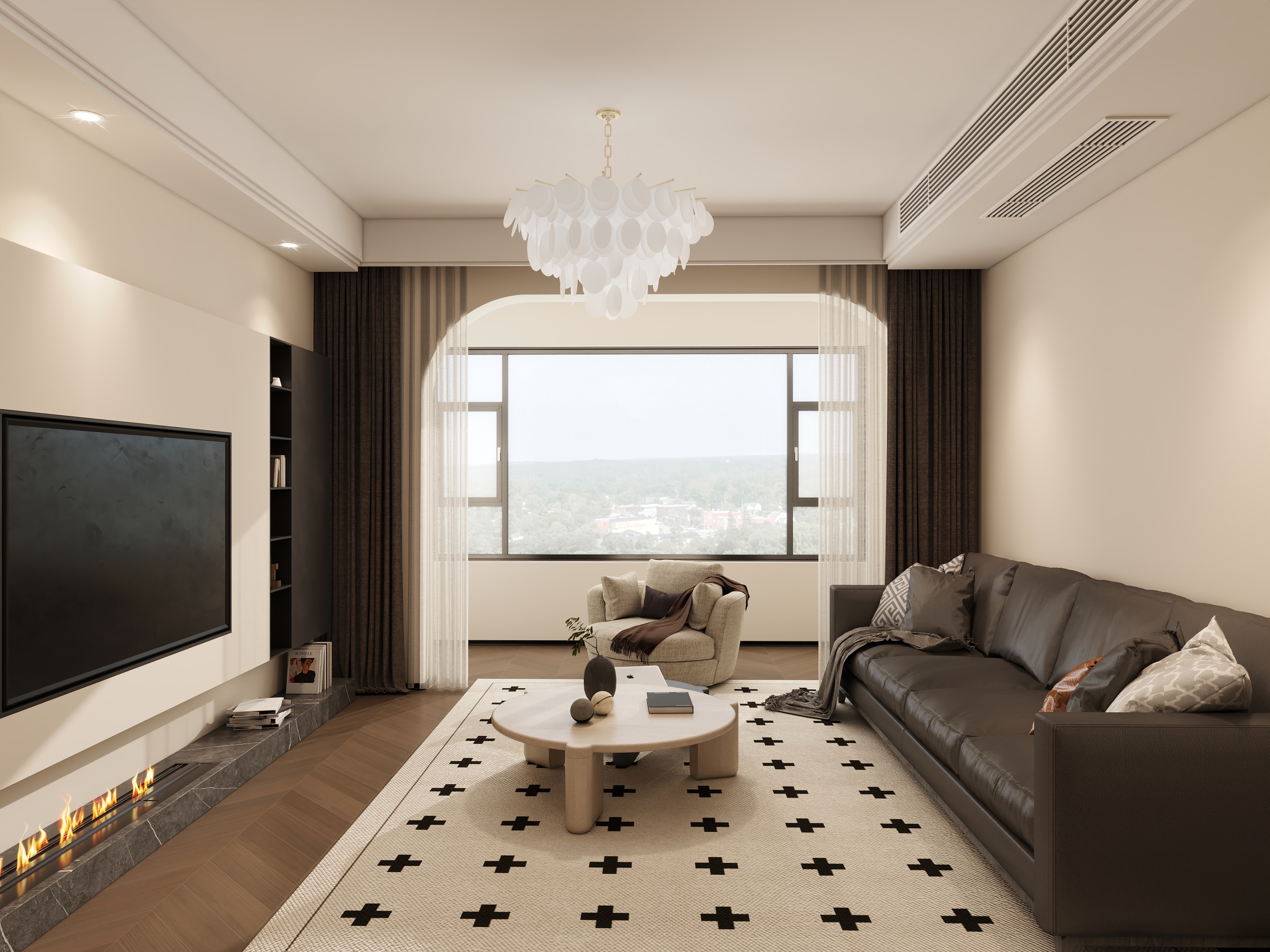 宋大柯-奶油115㎡3室-装修设计方案