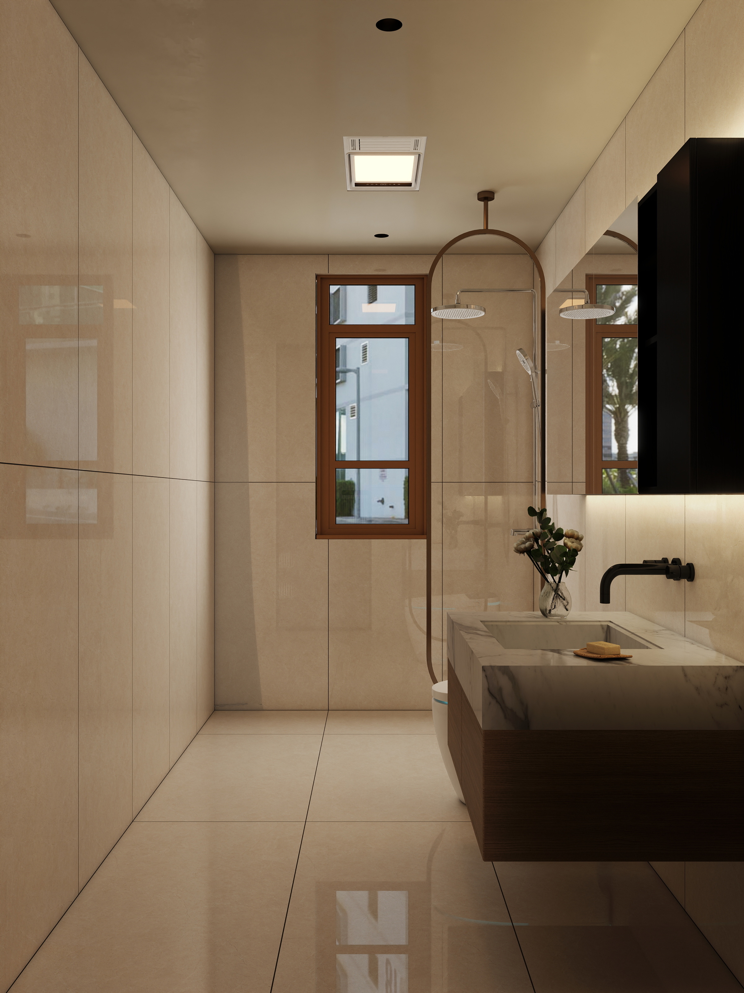 骑摩托的装修仔-纽宾凯麓院150㎡3室装修效果图