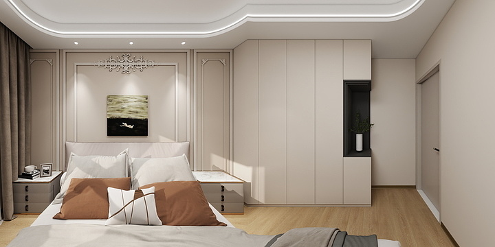 西宁麻雀装饰设计有限责任公司-12楼王总-装修设计方案