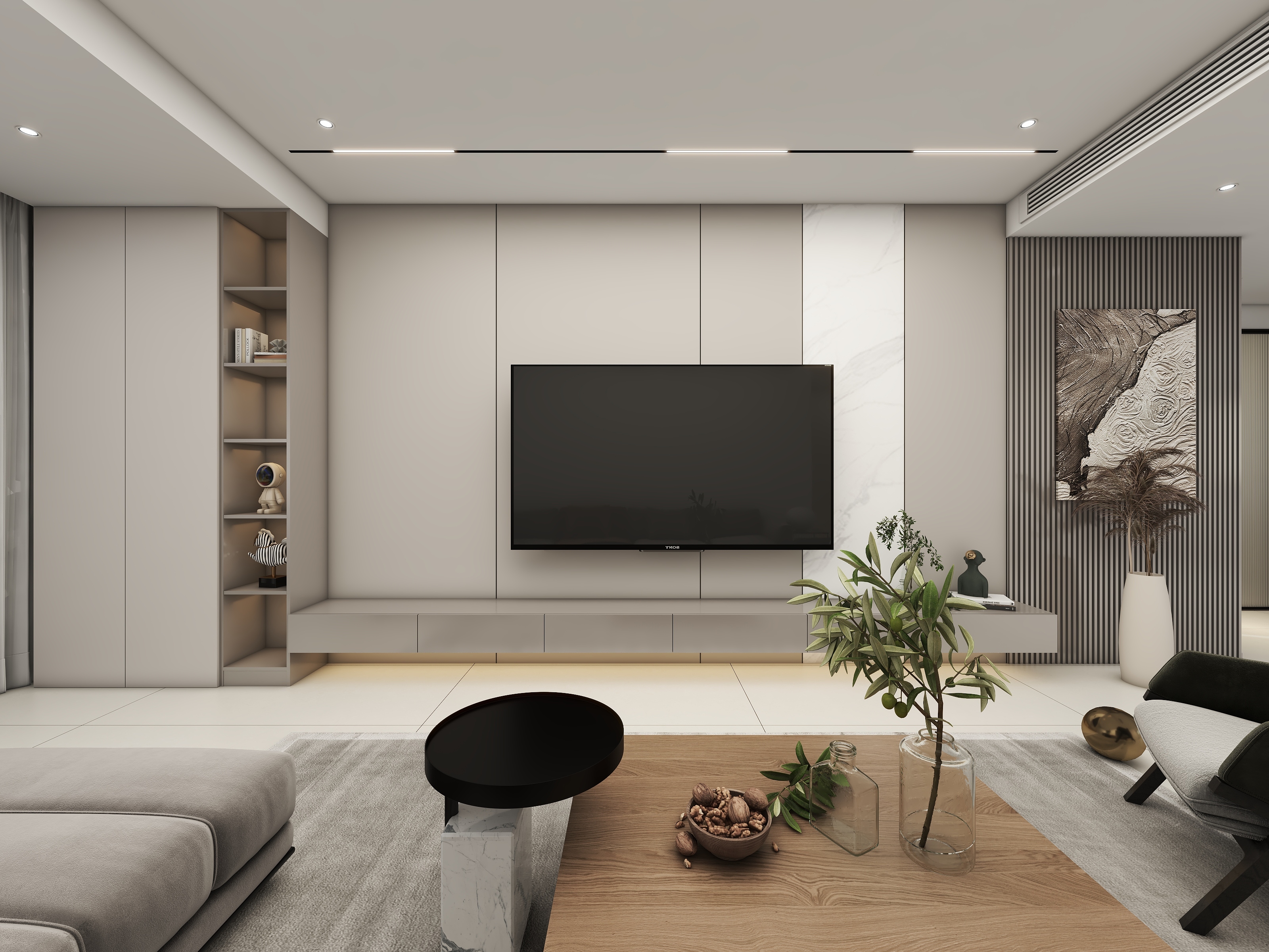 丹东嘉恒装饰装修有限公司-现代简约120平米-装修设计方案