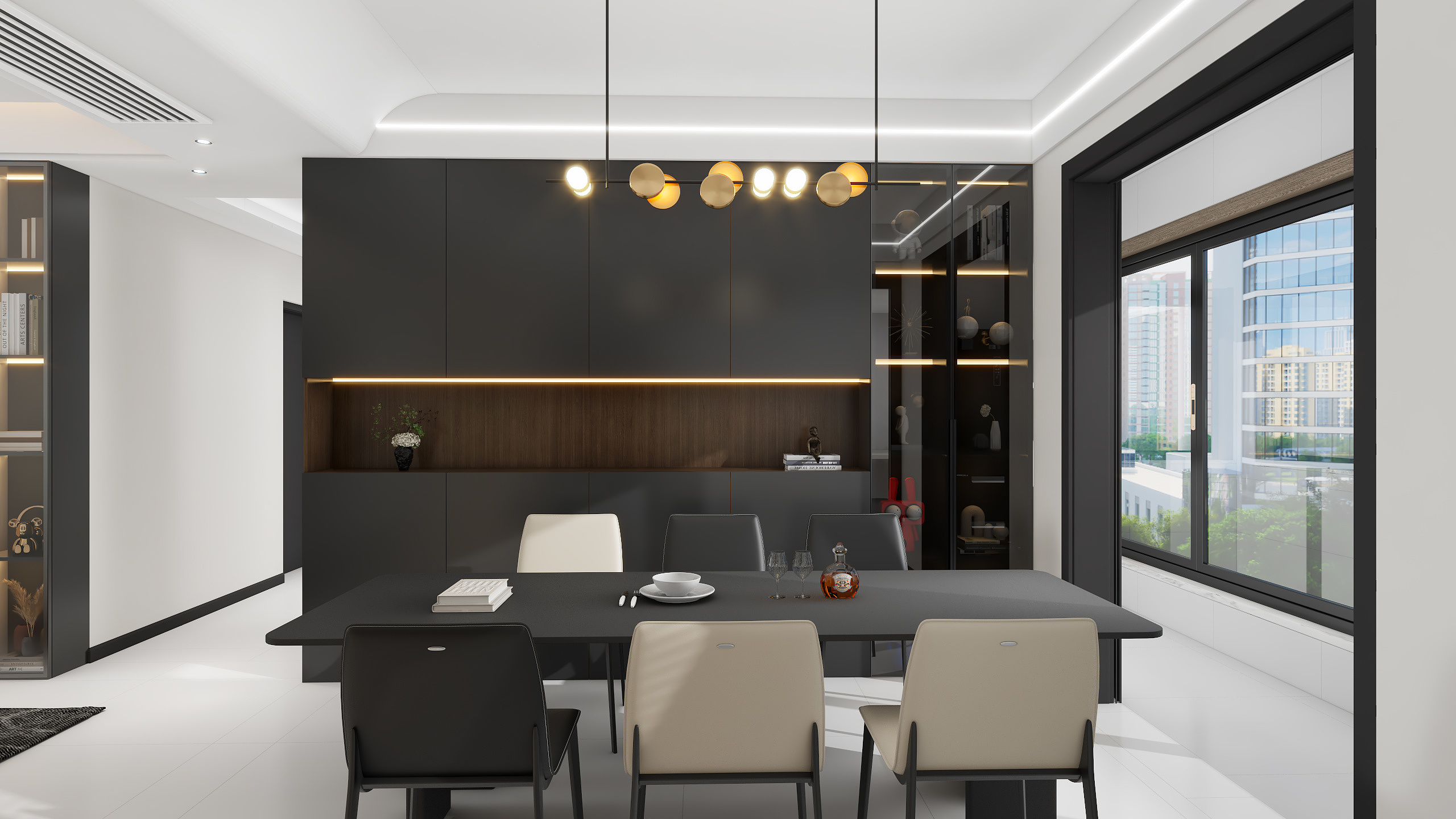 译家卓品装饰-139㎡4室装修效果图