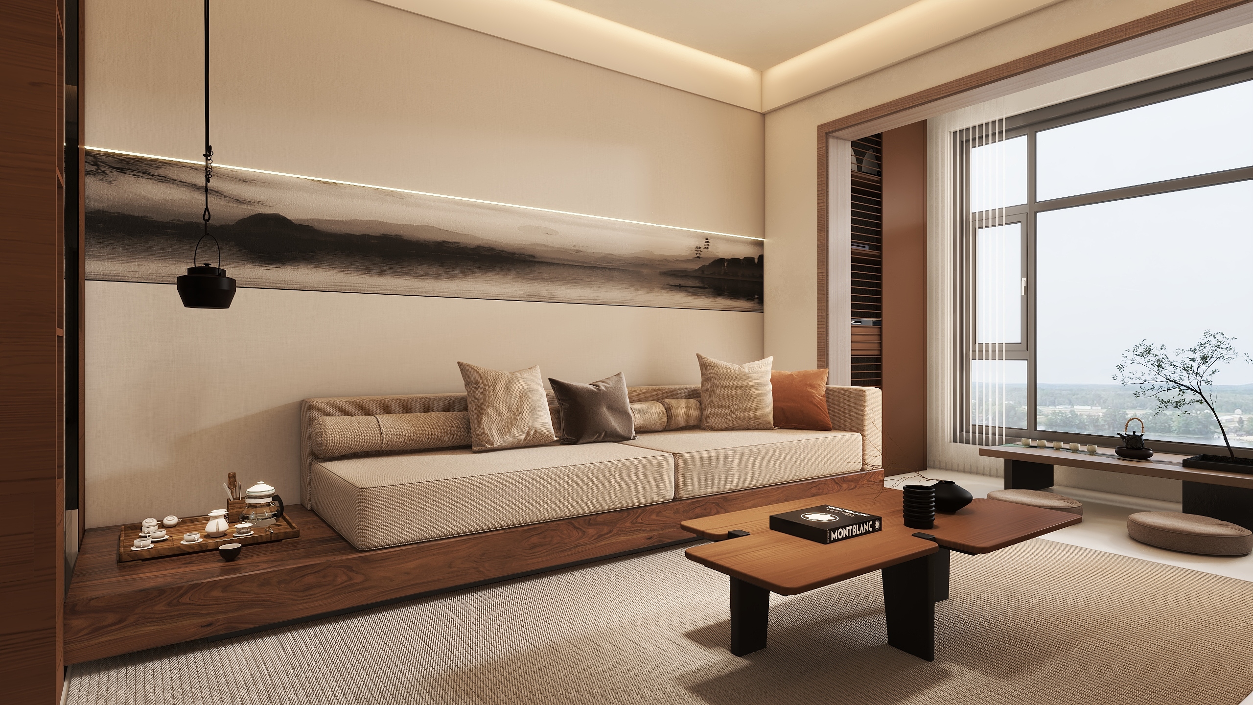 设计小罗丨LST-105㎡4室装修效果图